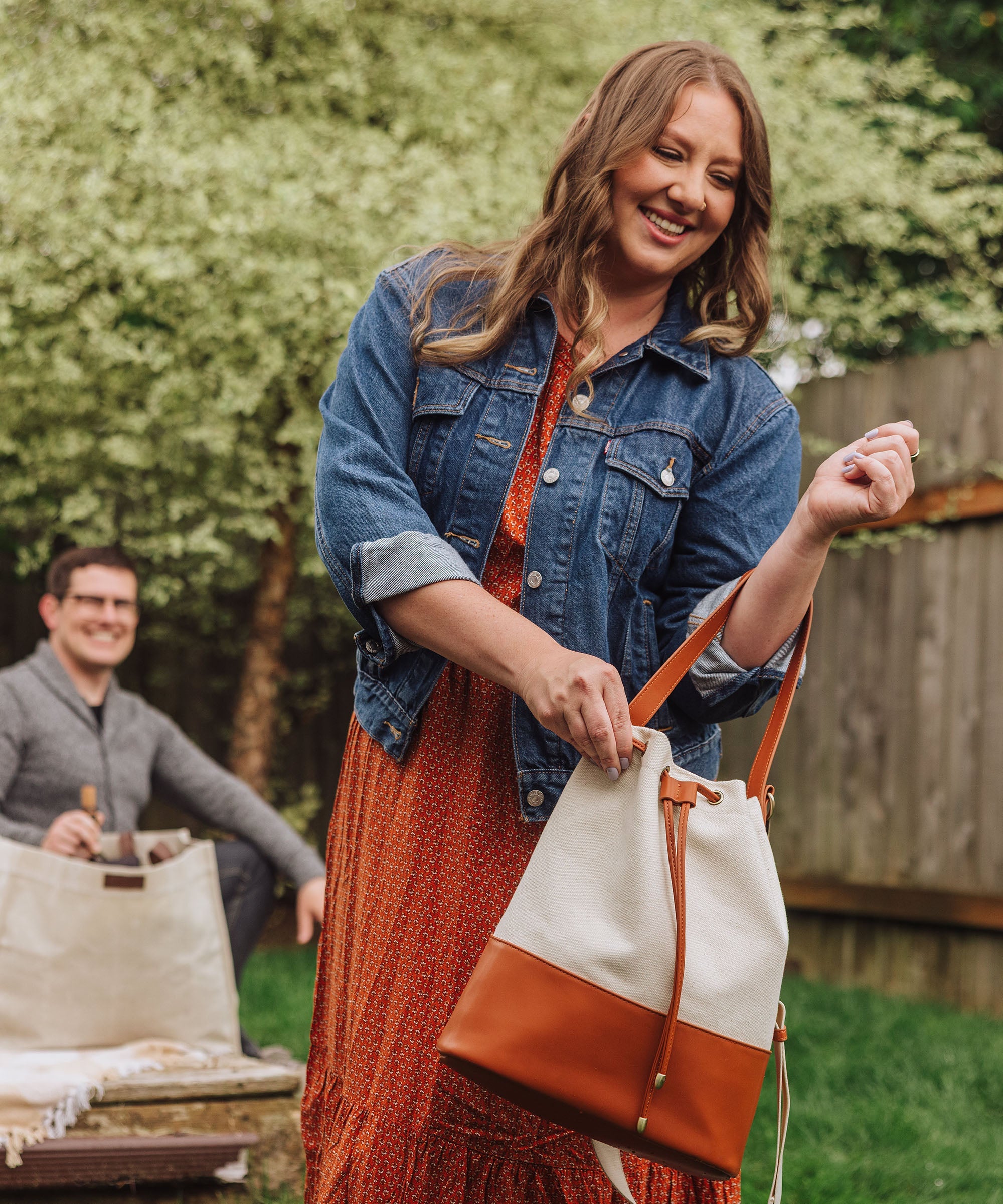 Sirolo Canvas & Leatherette Tote