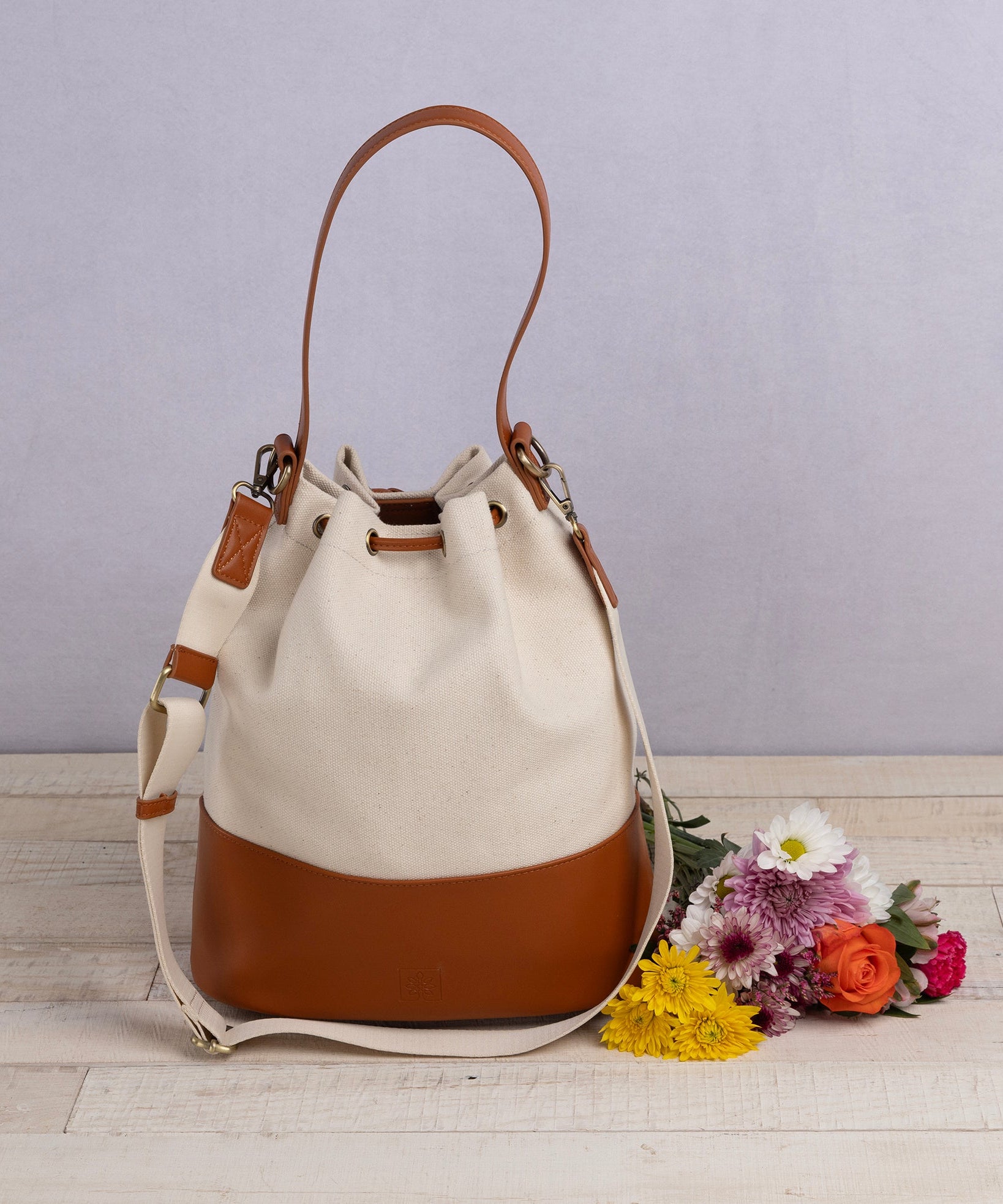 Sirolo Canvas & Leatherette Tote