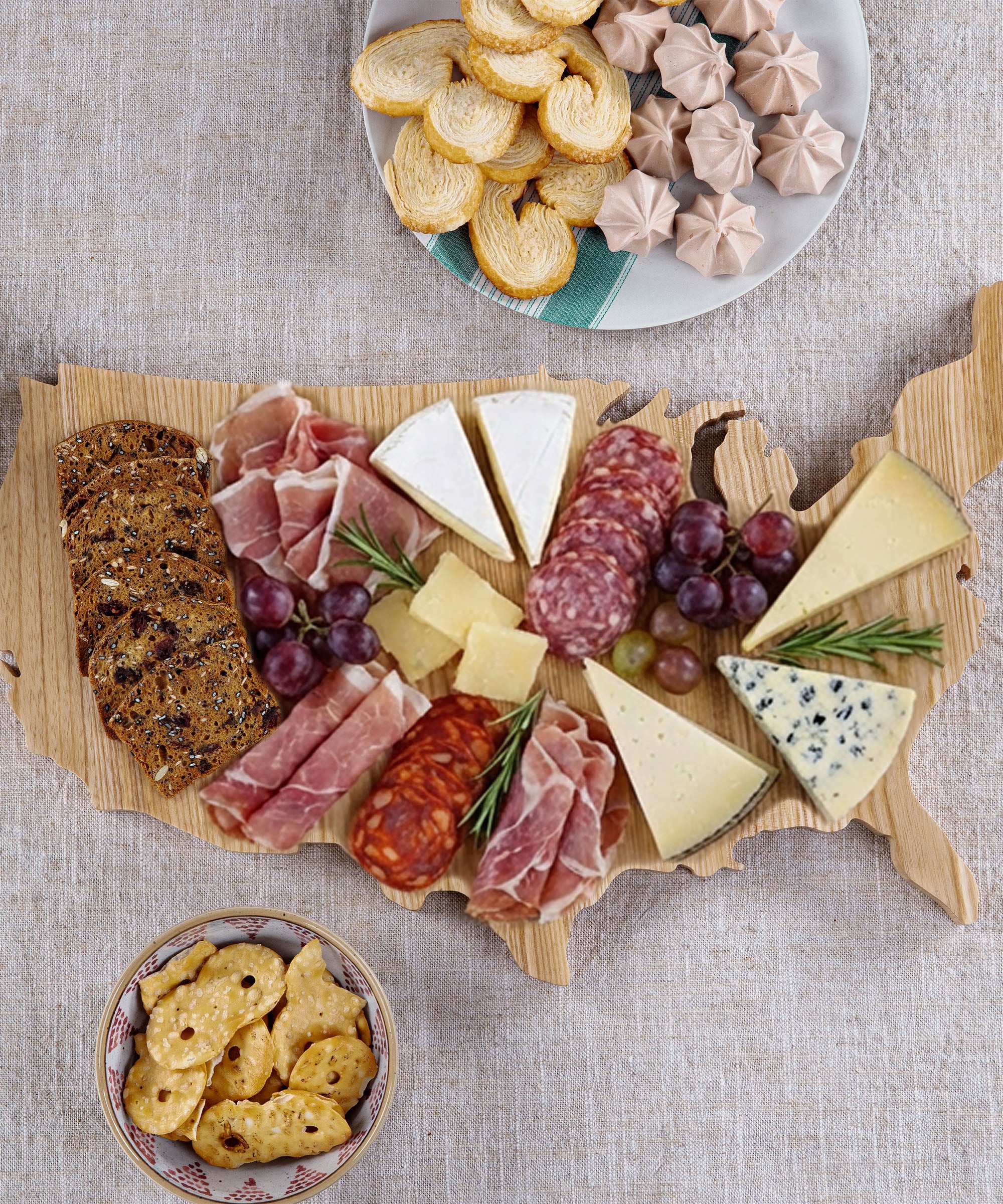 USA Map Serving Board