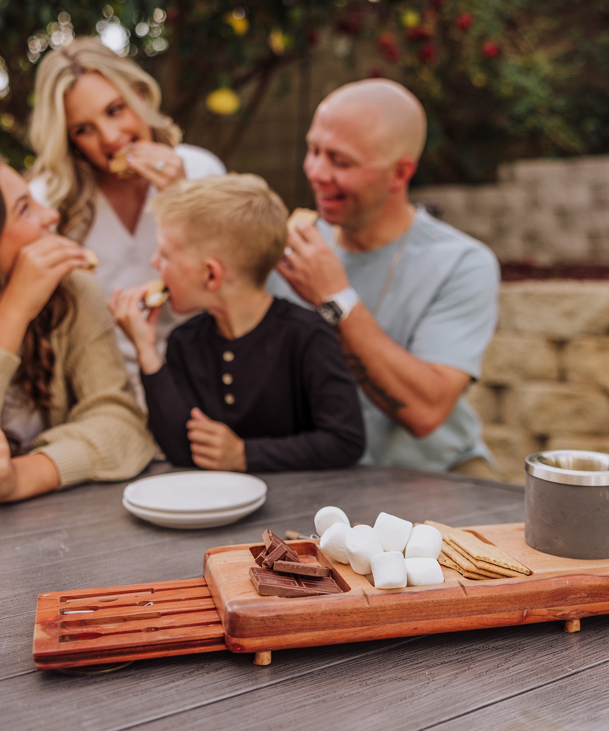 Dolce S'mores Kit with Tabletop Fire Pit