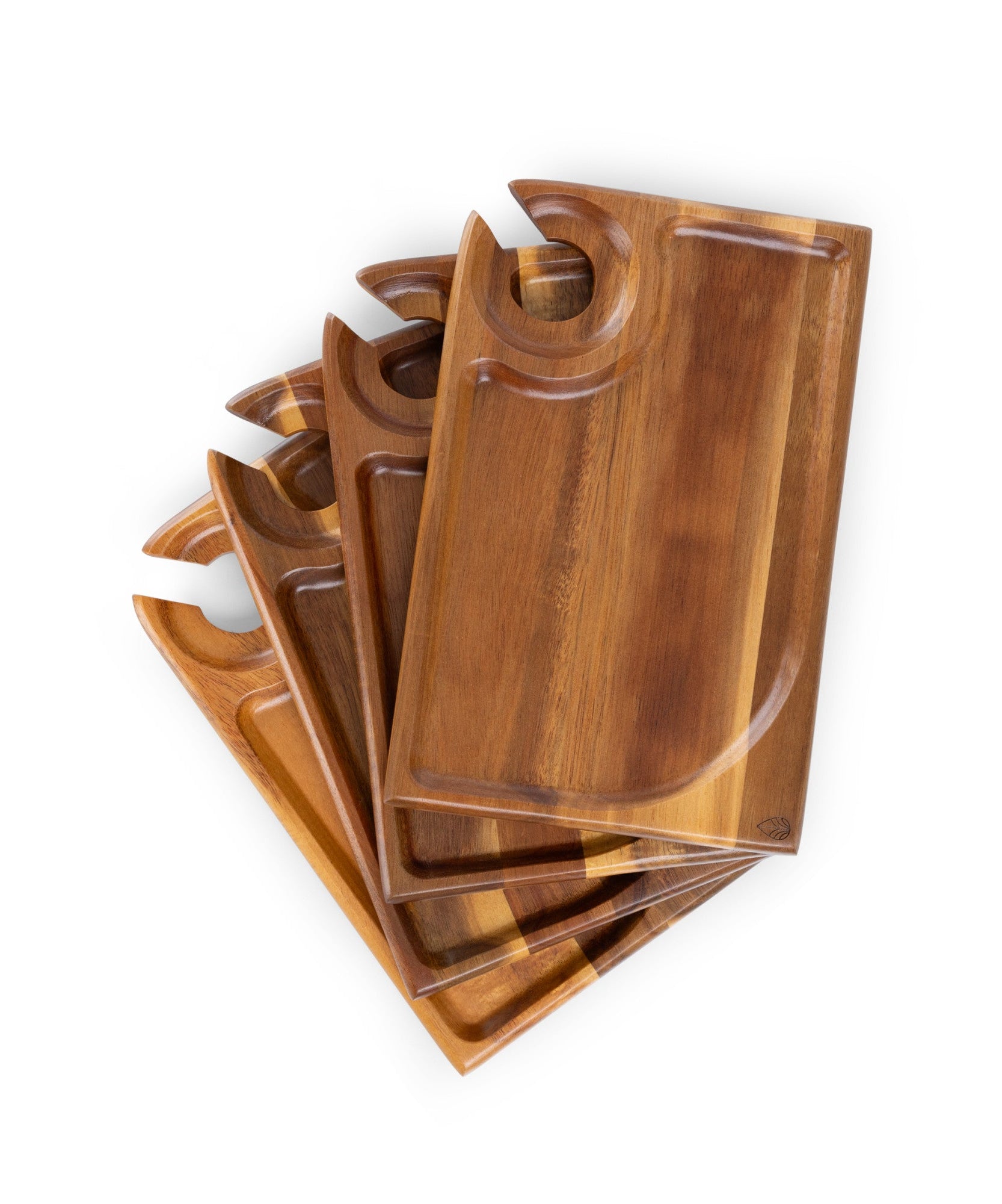 Rectangle Wine Appetizer Plate Set of 4