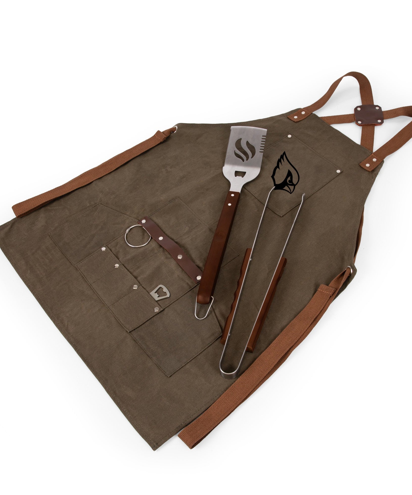 Arizona Cardinals - BBQ Apron with Tools & Bottle Opener
