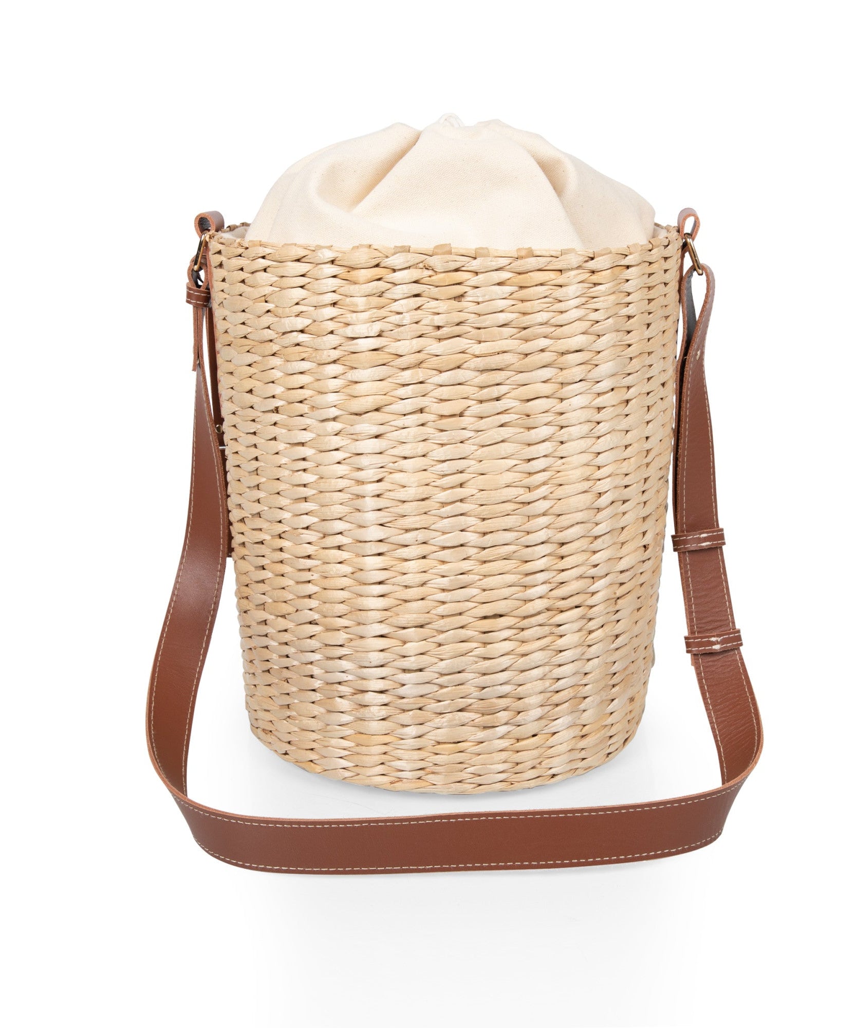 Palermo - Rush Insulated Bucket Tote with Leather Straps