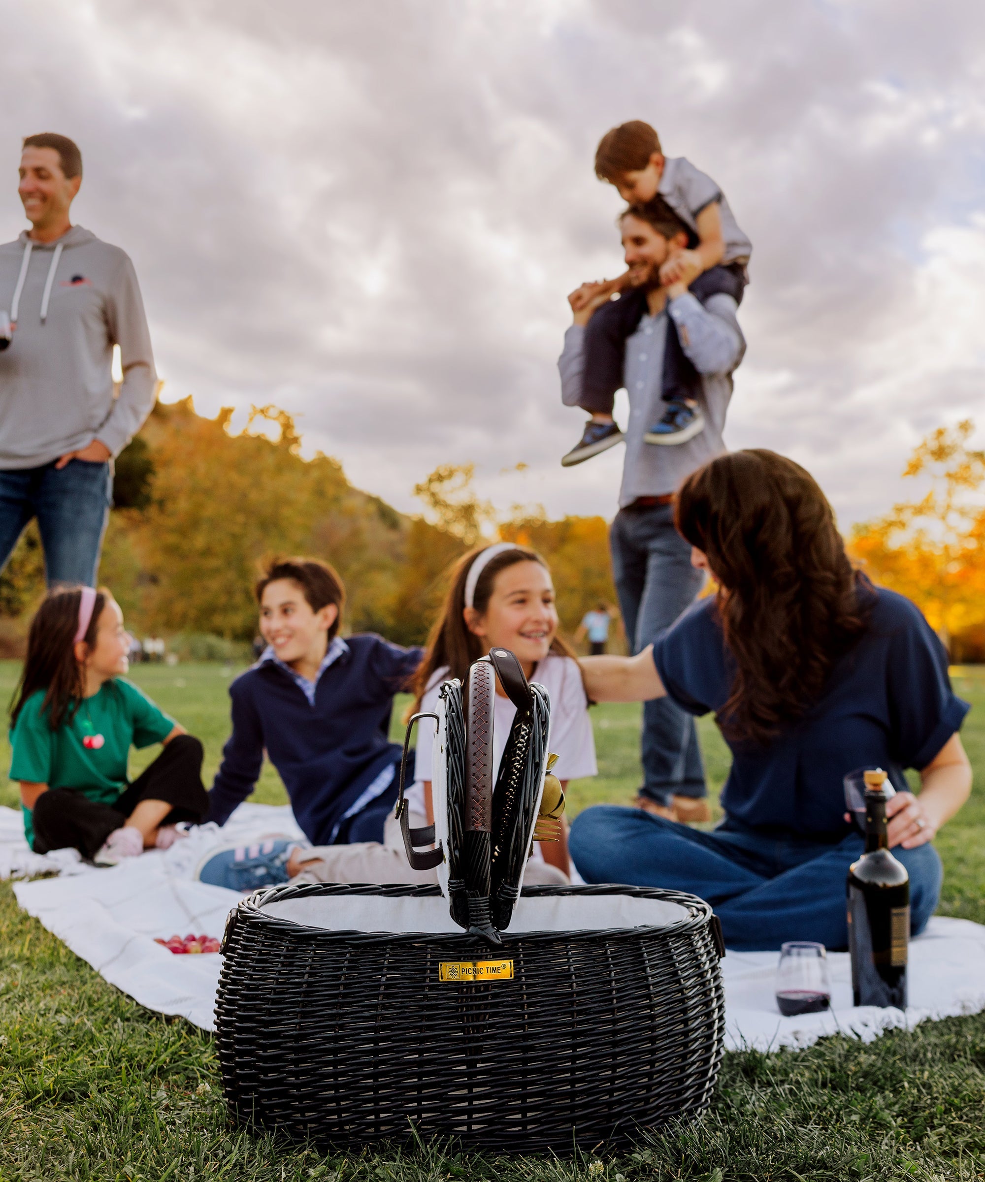Evening Picnic Basket with Service for Two
