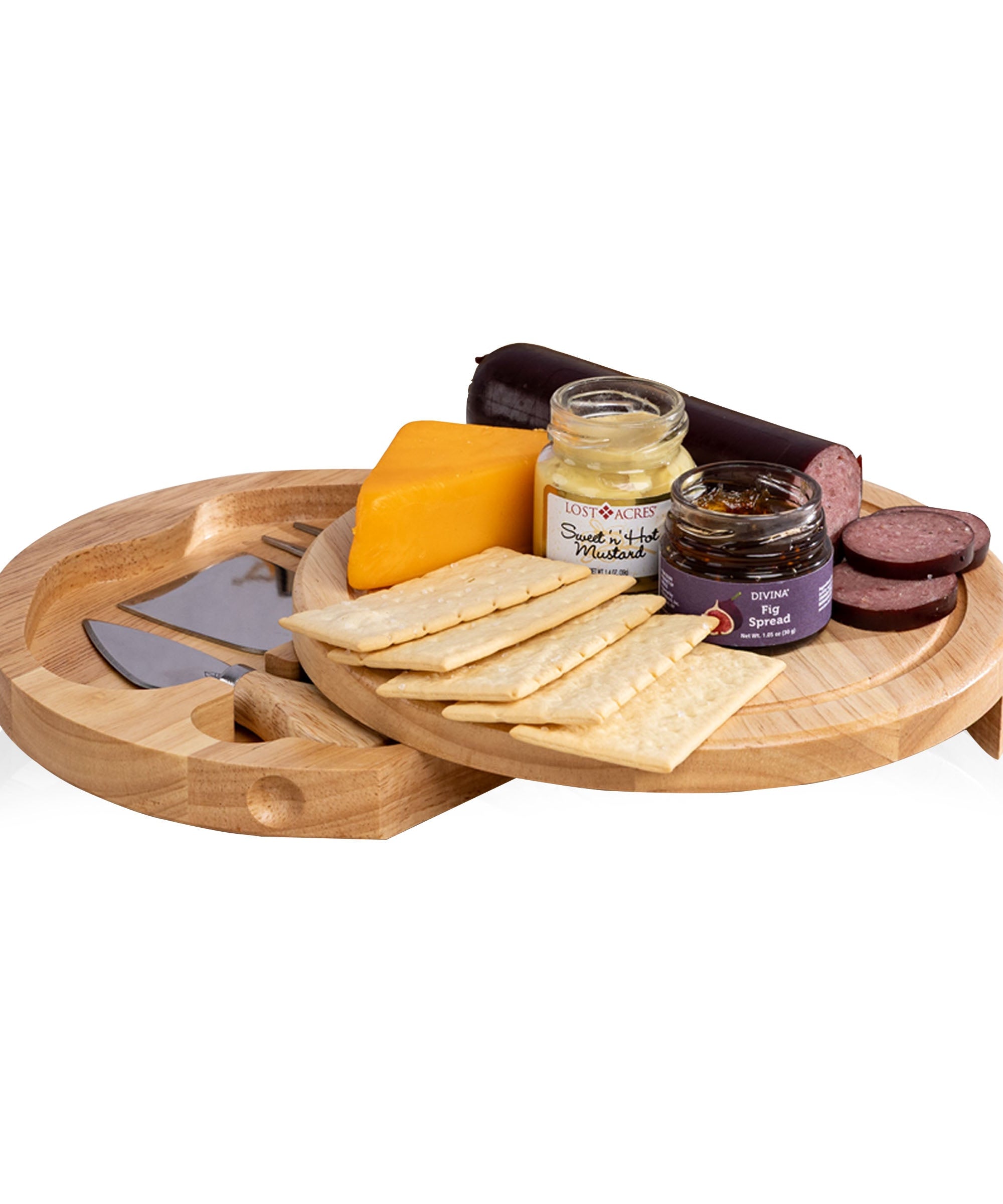 Brie Cheese Board with Gourmet Gift Pack