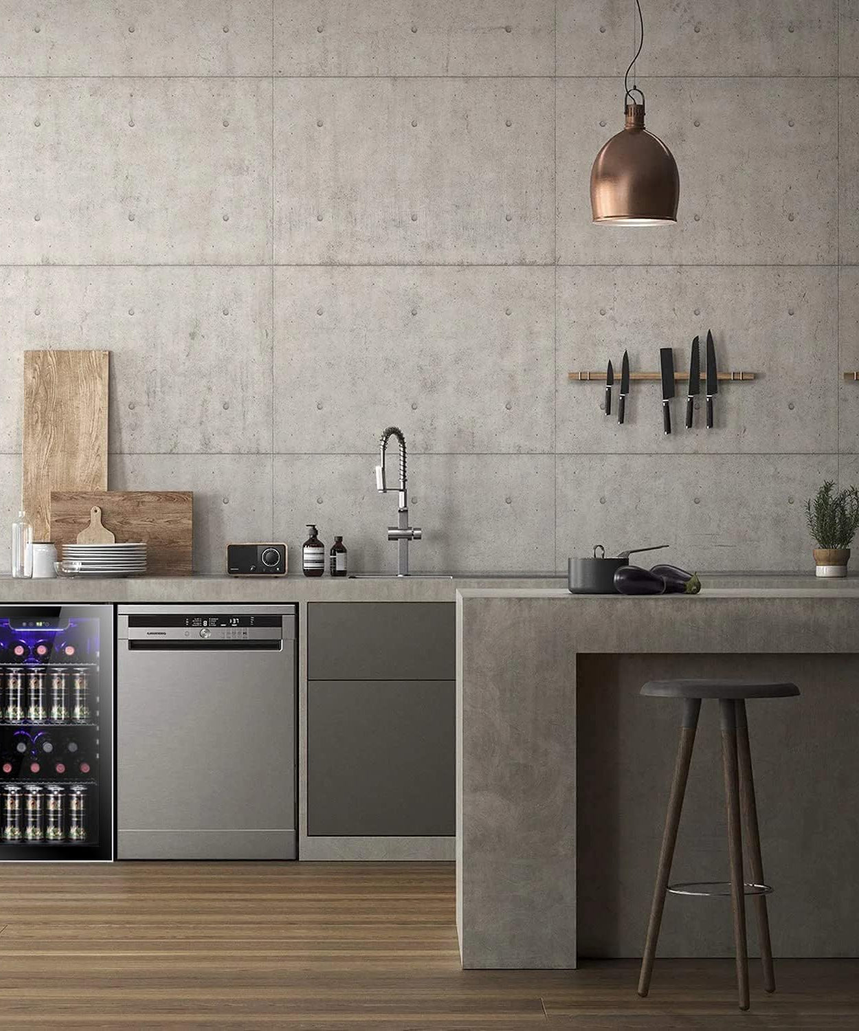 3.2 cu.ft  Wine Cooler/Cabinet Beverage Refrigerator W5899H