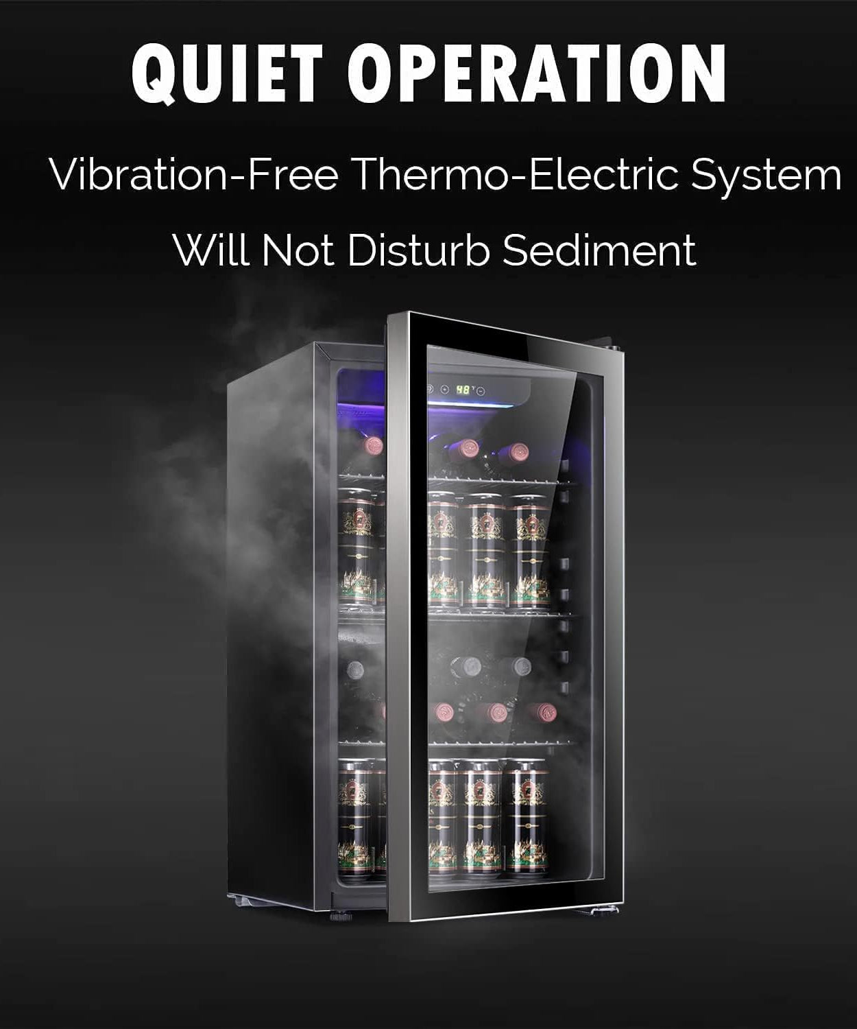 3.2 cu.ft  Wine Cooler/Cabinet Beverage Refrigerator W5899H