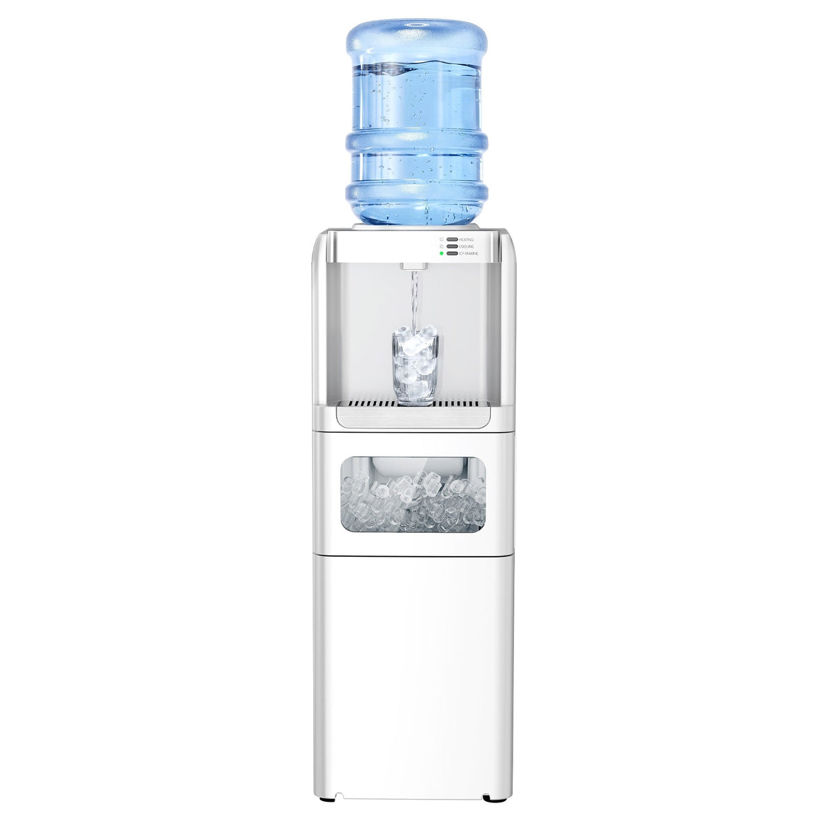 Kismile 3 in 1 Water Cooler Dispenser with Ice Maker WD5815 - Grazingbelles