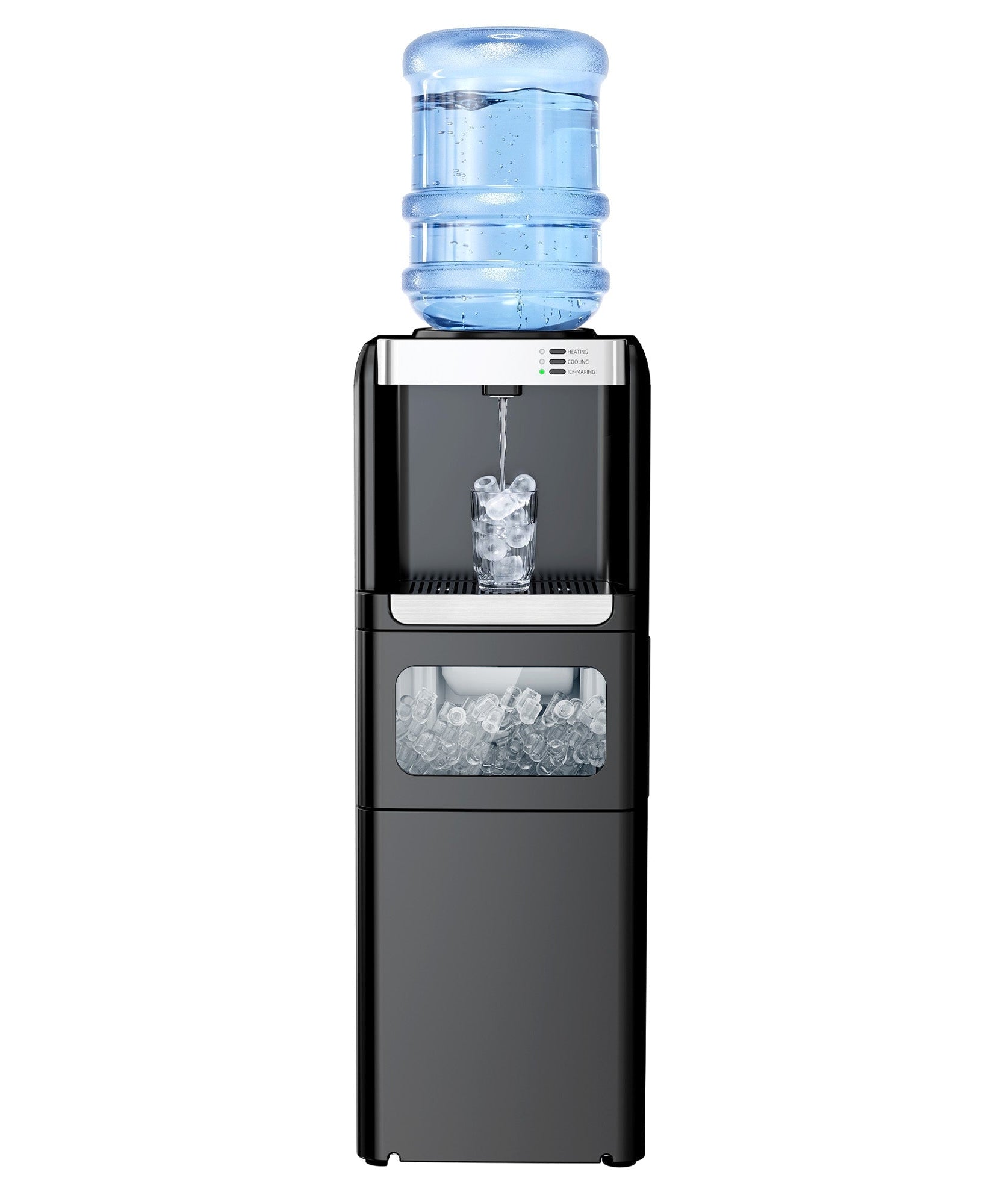 Kismile 3 in 1 Water Cooler Dispenser with Ice Maker WD5815 - Grazingbelles