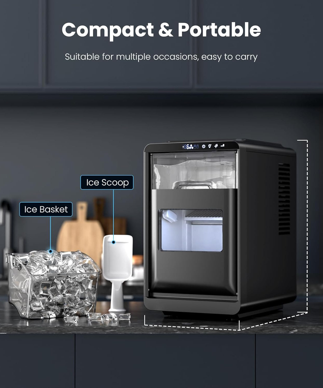 Kismile Clear Square Ice Cubes Maker 58003RIM0