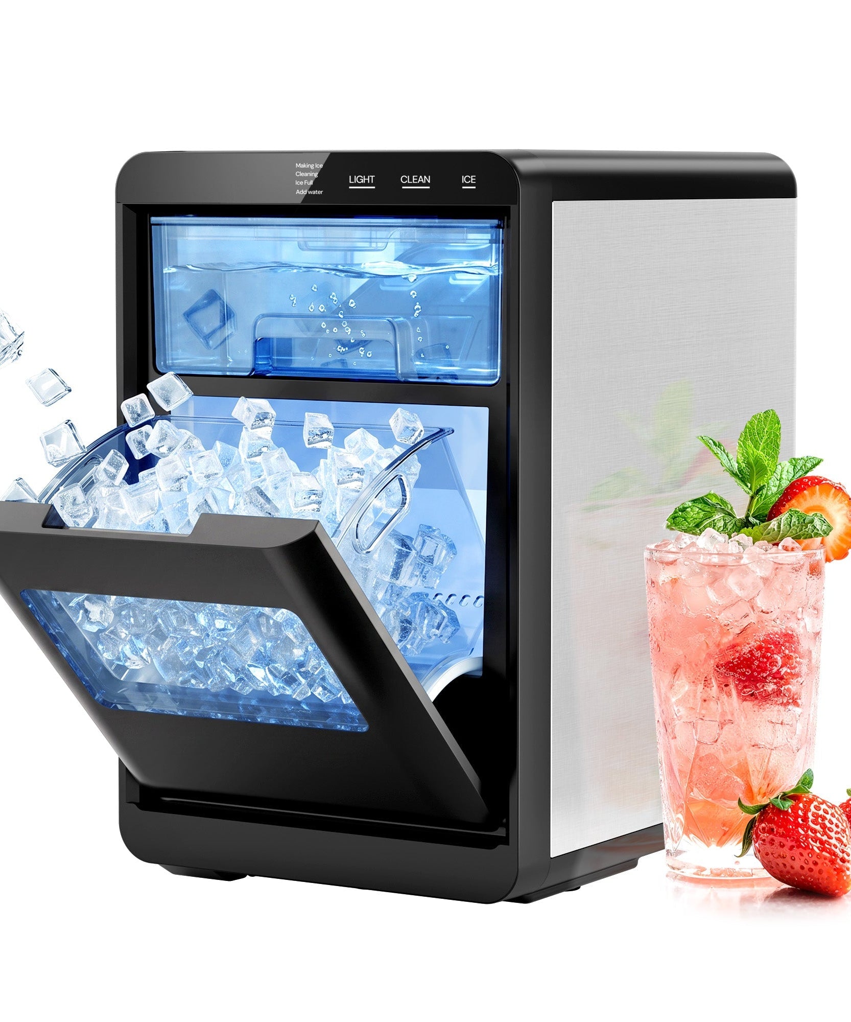 Kismile Clear Square Ice Cubes Maker 58003RIM0