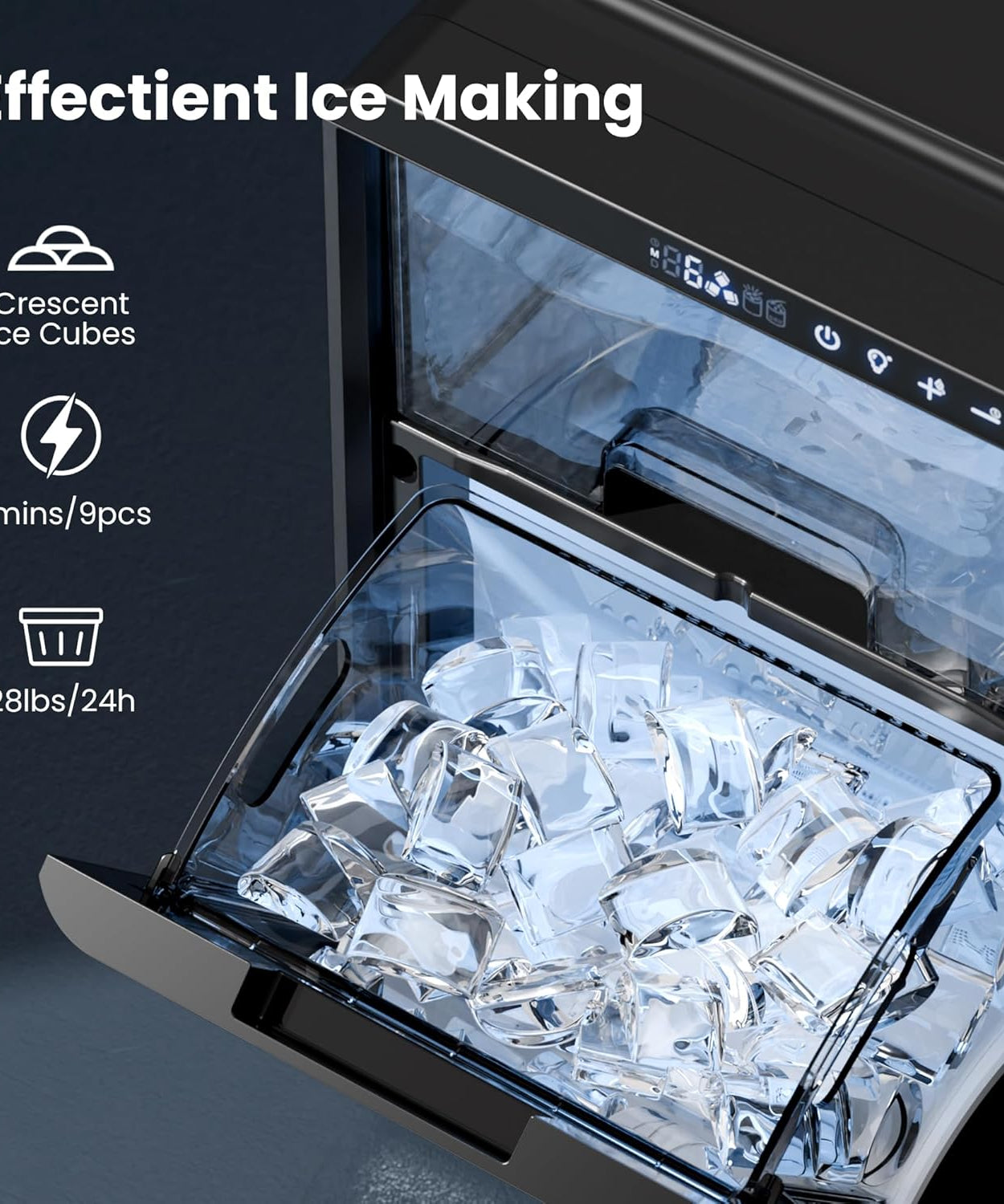 Kismile Clear Square Ice Cubes Maker 58003RIM0