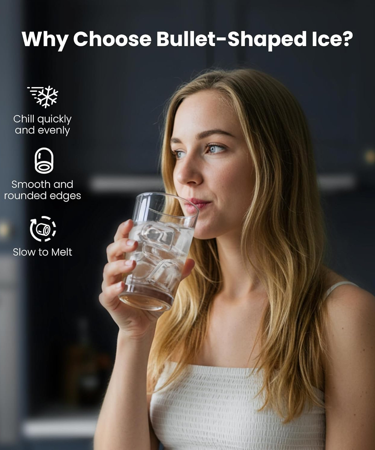 Kismile Clear Square Ice Cubes Maker 58003RIM0