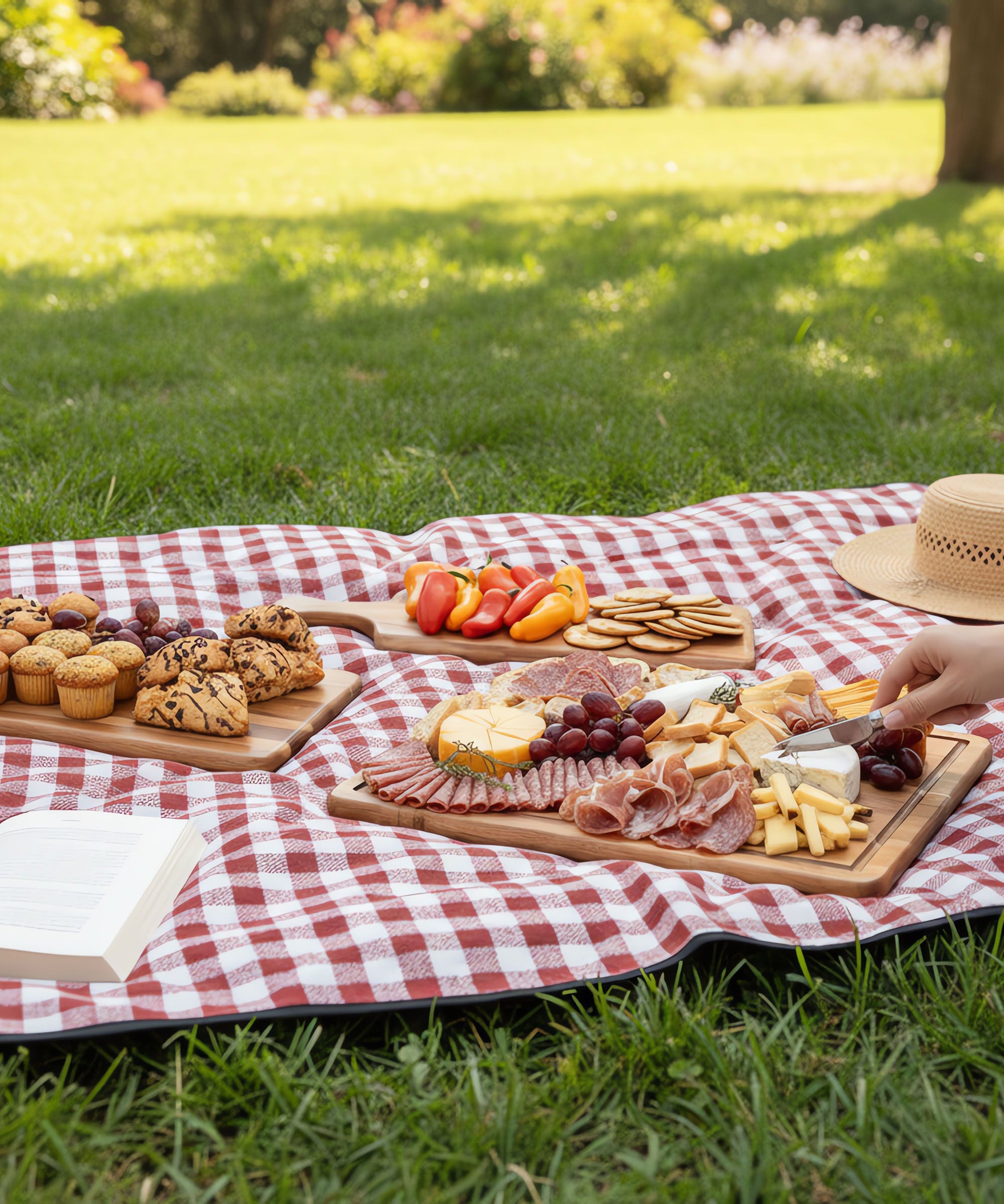 3-Piece Acacia Wood Charcuterie Board Set