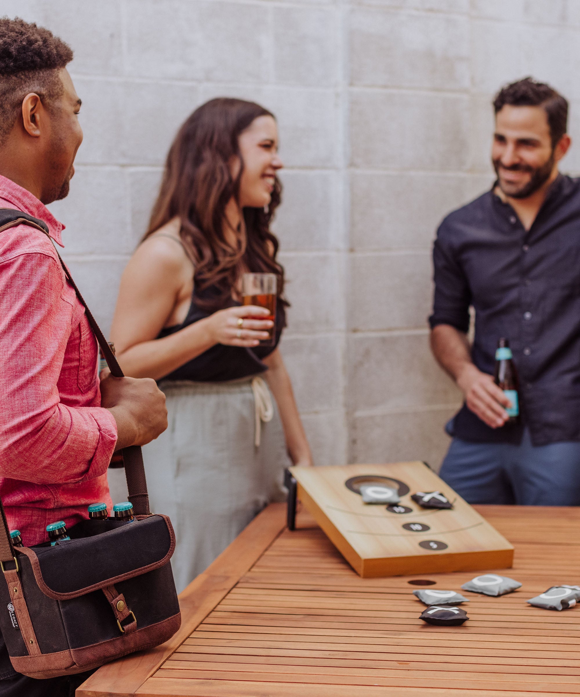 Beer Caddy Cooler Tote with Opener