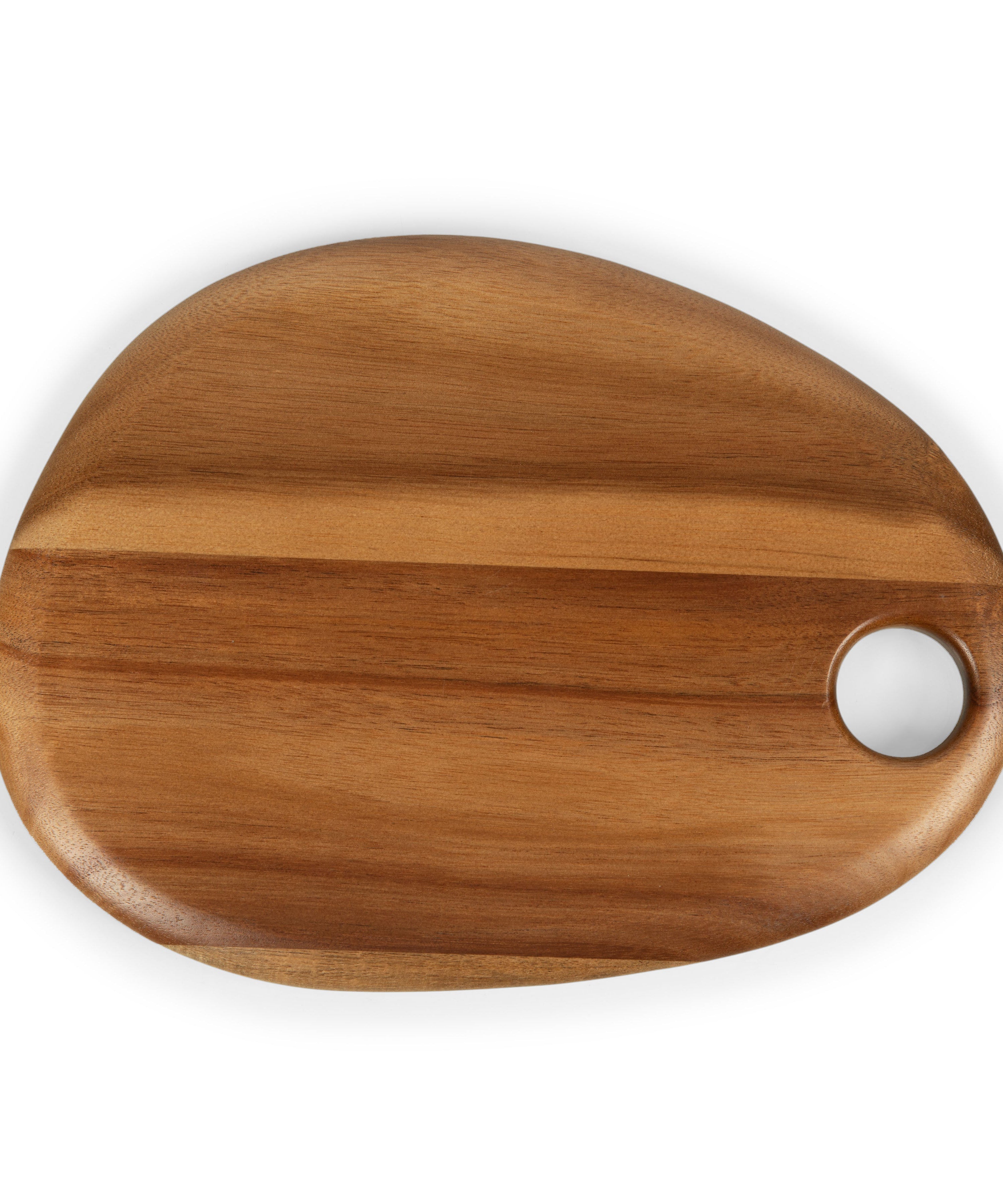 Pebble Shaped Acacia Serving Board 12" x 9"