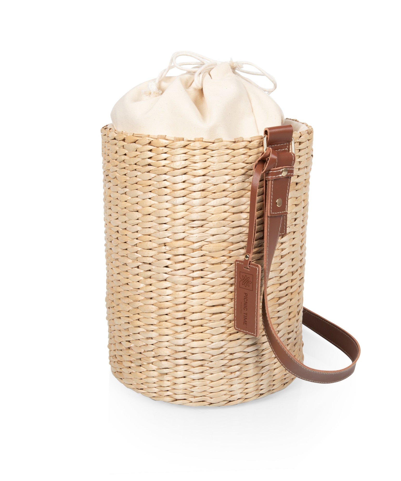 Palermo - Rush Insulated Bucket Tote with Leather Straps