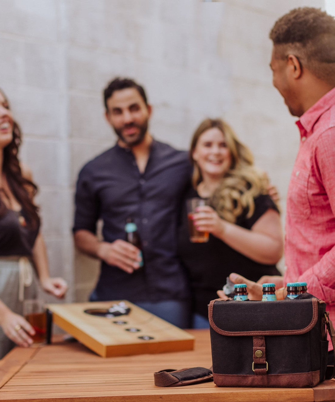 Beer Caddy Cooler Tote with Opener