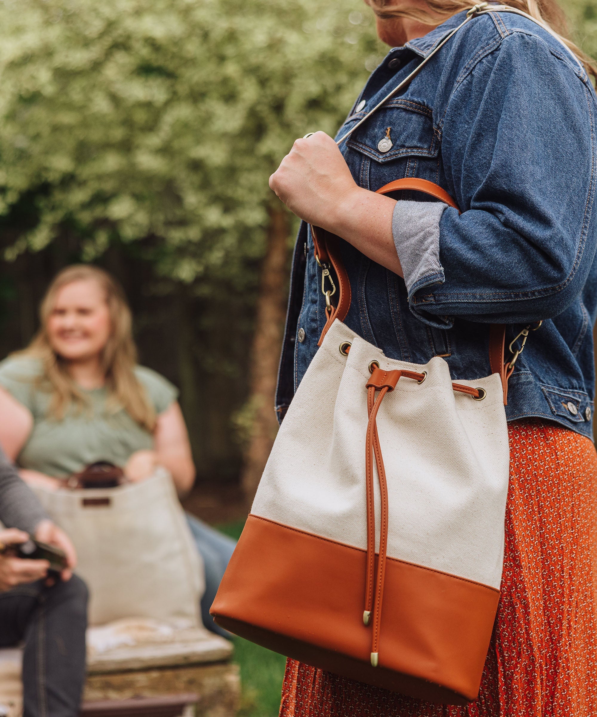 Sirolo Canvas & Leatherette Tote