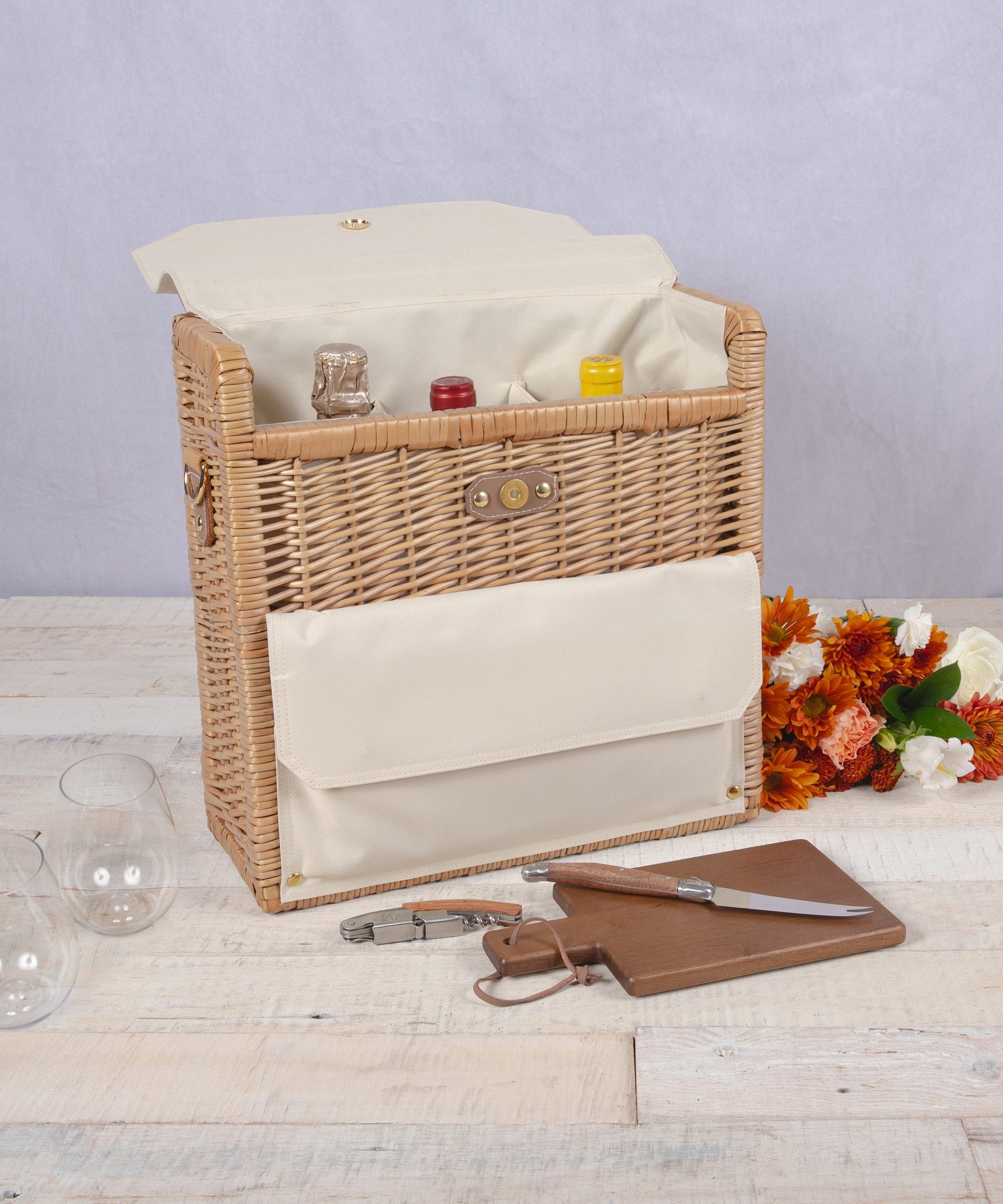 Corsica Grande Wine & Cheese Basket Backpack