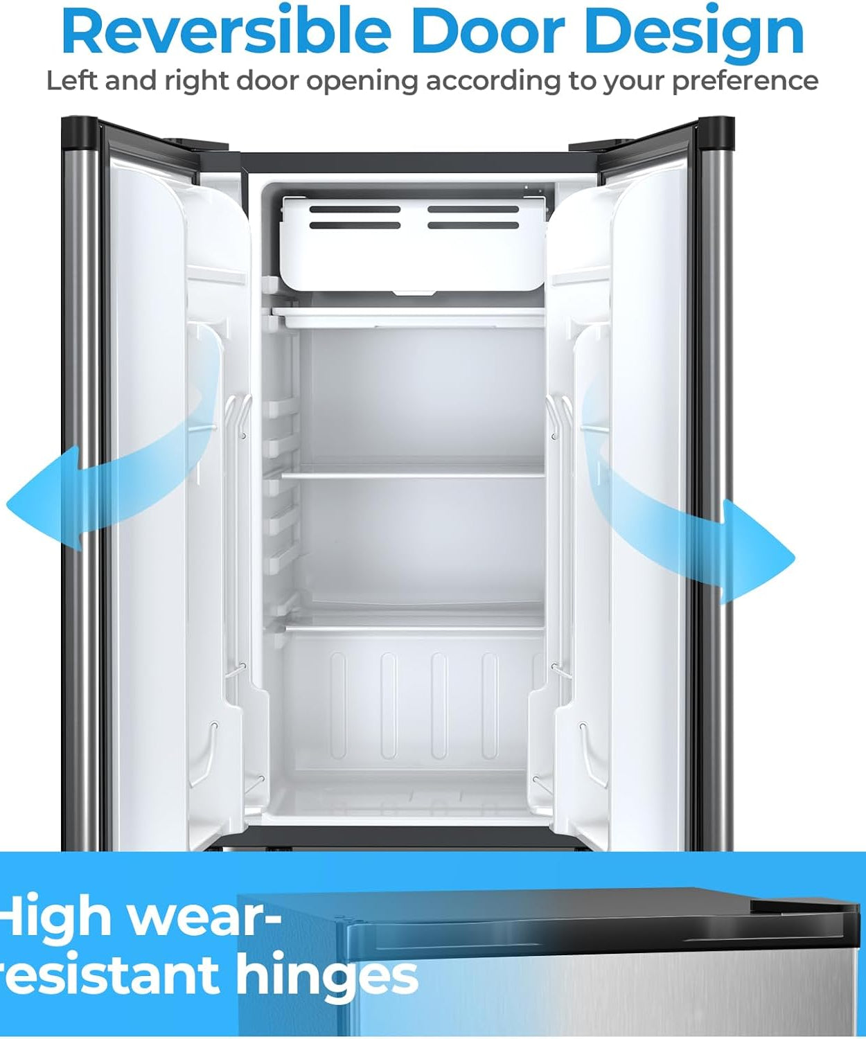 Mini Compact Refrigerator with Freezer, 2.6 Cu.Ft 58070RRE0