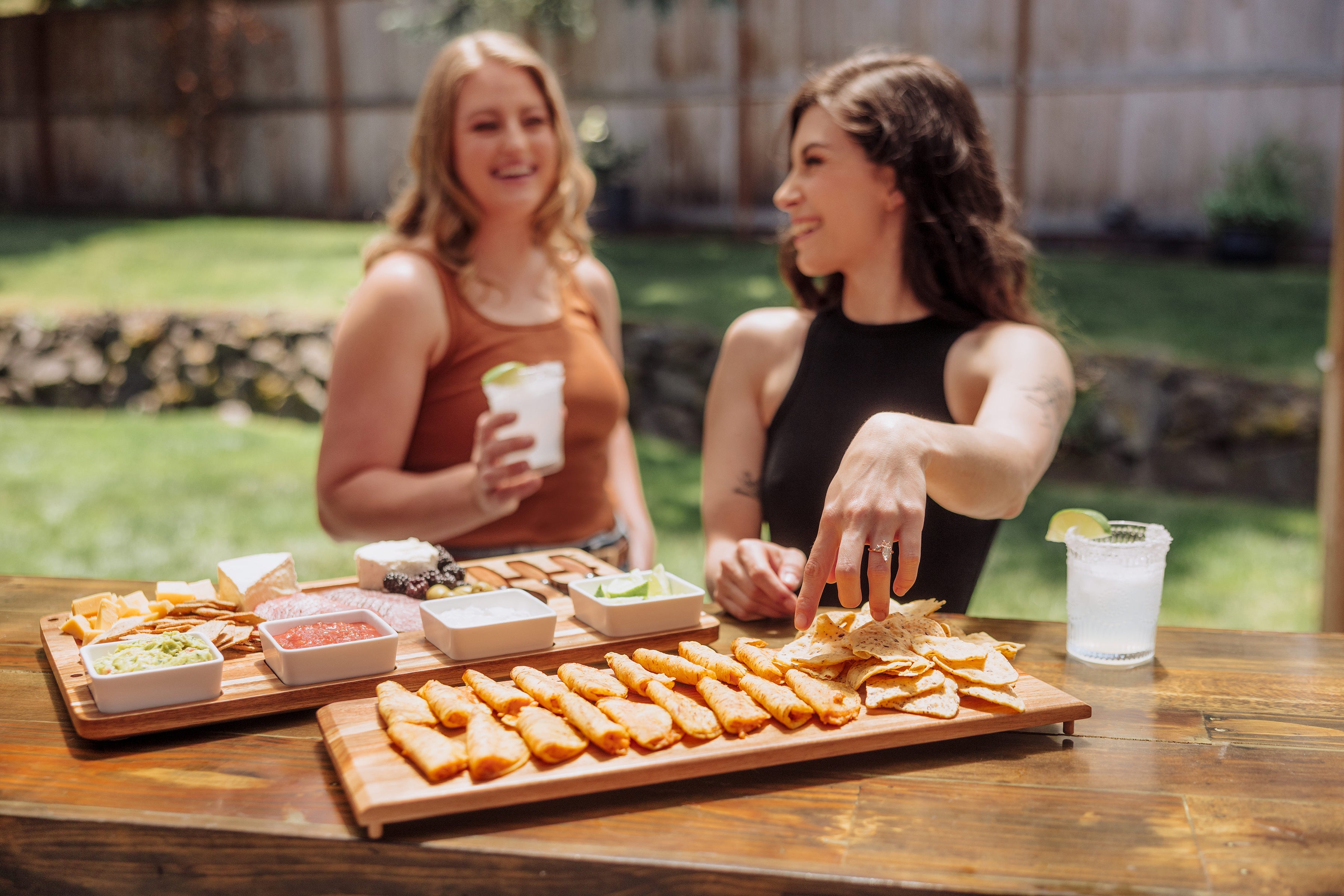Picada Tapas & Cheese Board Set with Dip Bowls