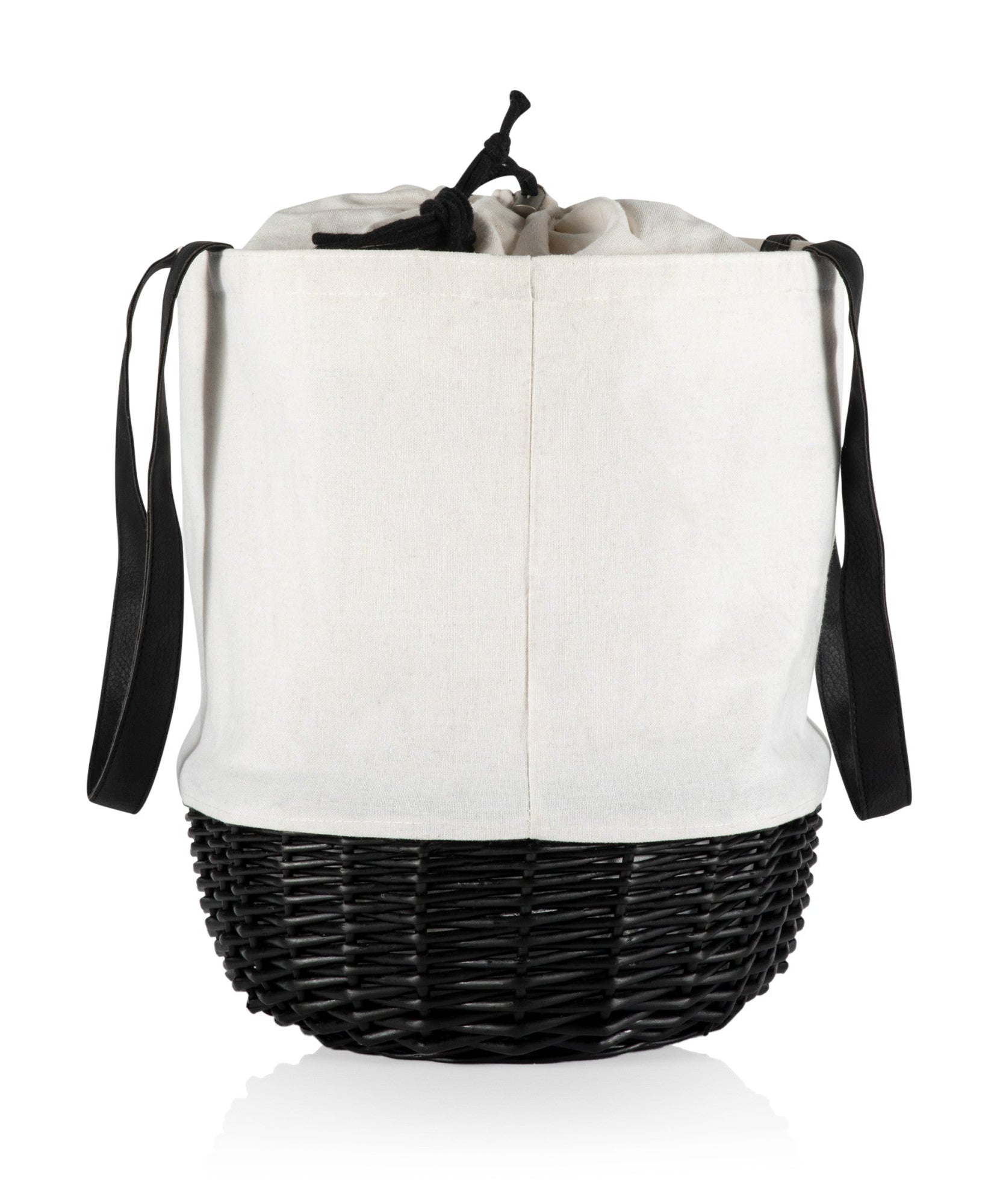 Coronado Canvas and Willow Basket Tote