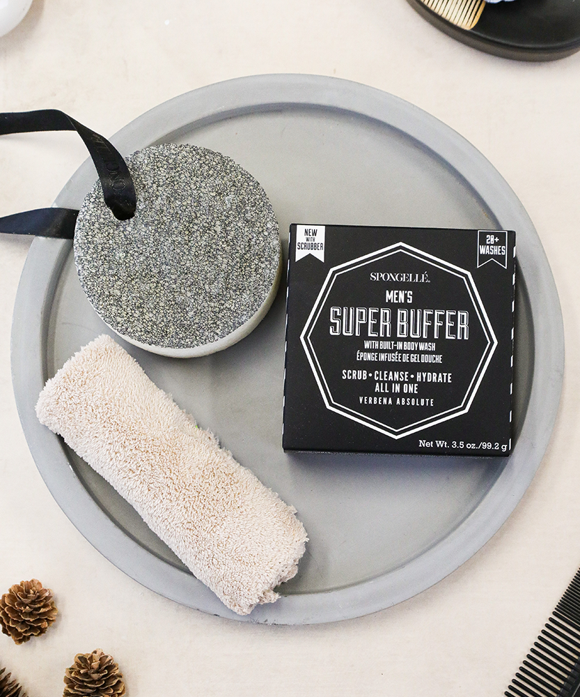 20+ Men's Super Buffer | Black Scrubber