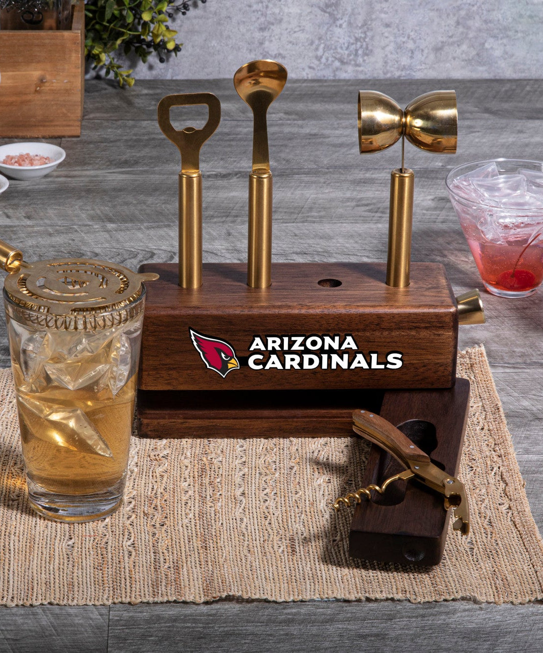 Arizona Cardinals - Sidecar 5-Piece Bar Tool Set