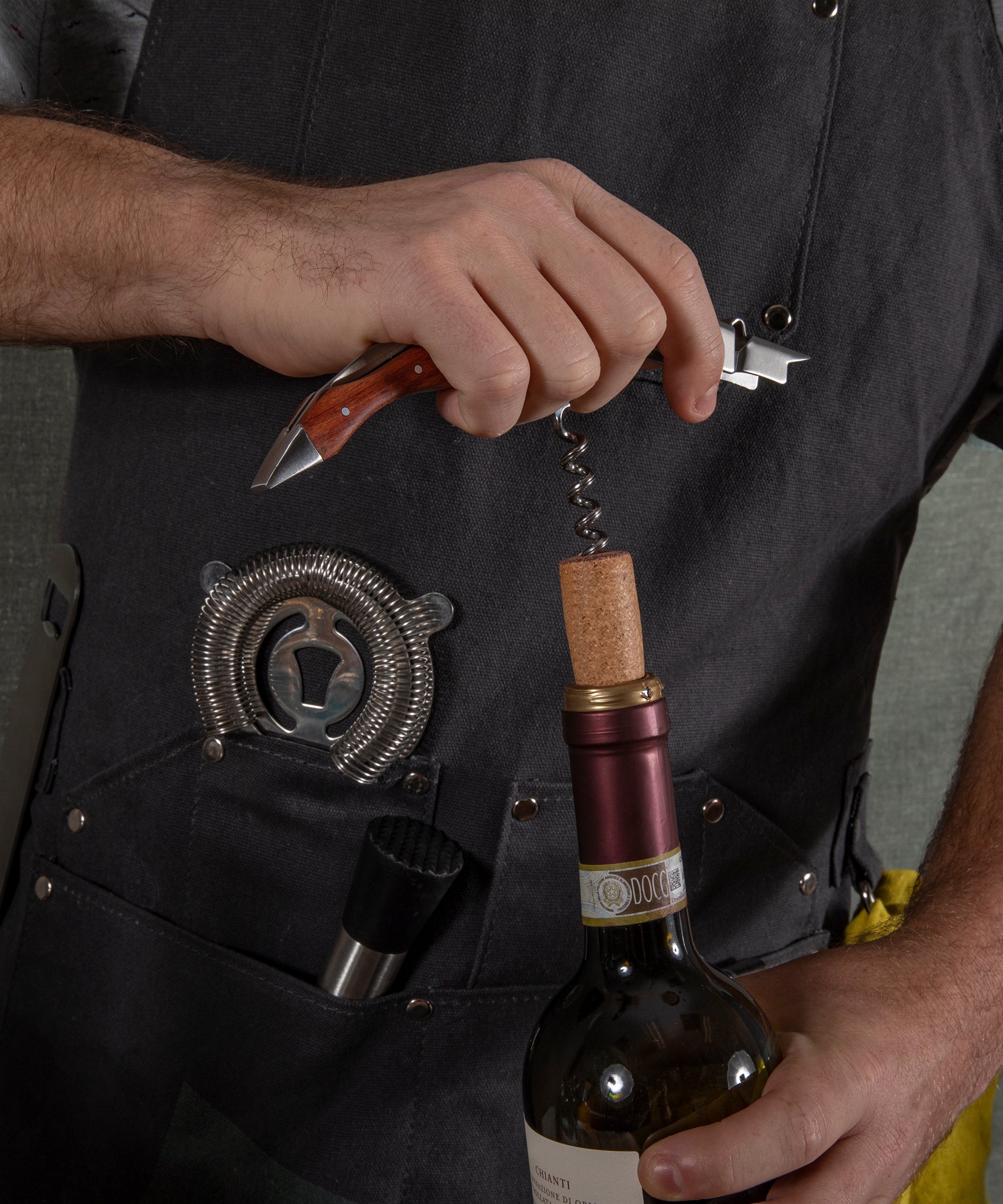 Collins Waxed Canvas Mixologist Apron