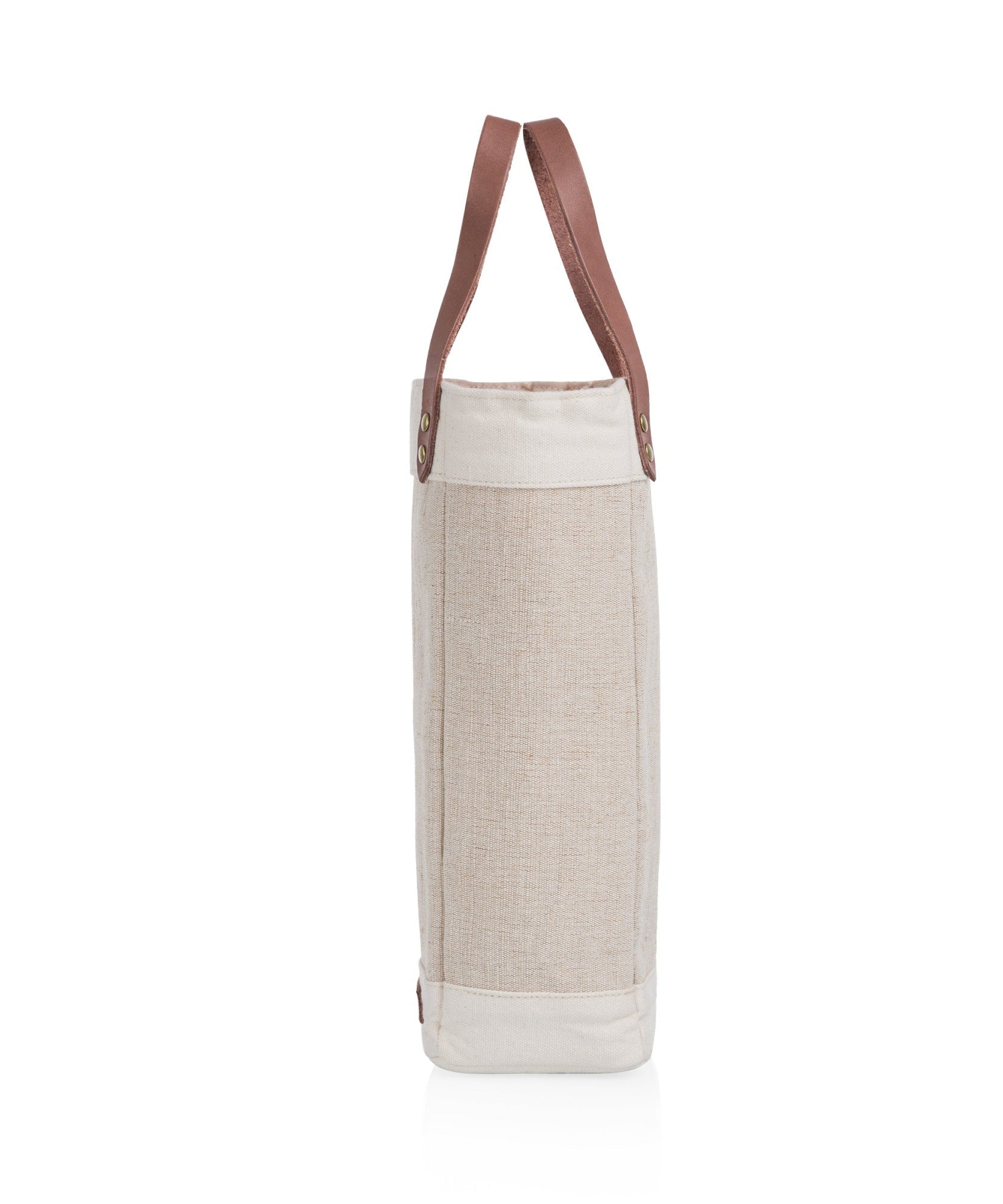 Pinot Jute Single Bottle Insulated Wine Bag