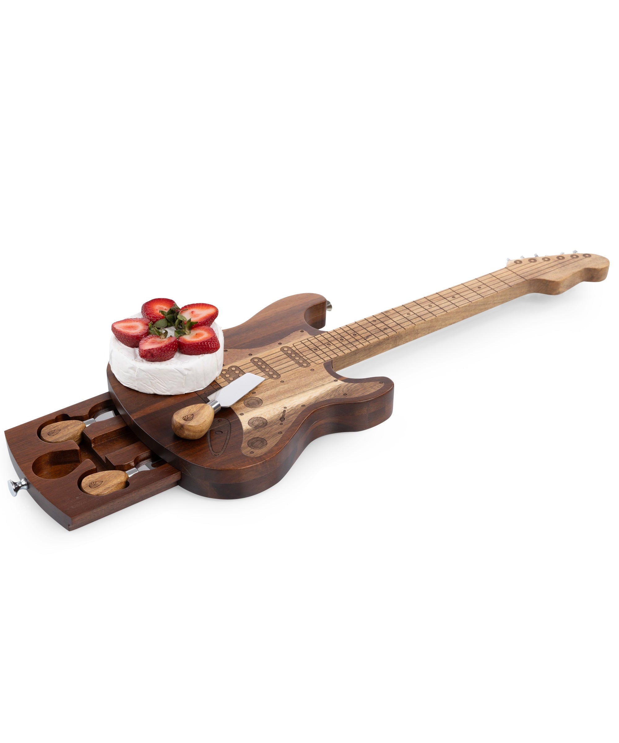 Guitar Legend Cheese Board & Tools Set