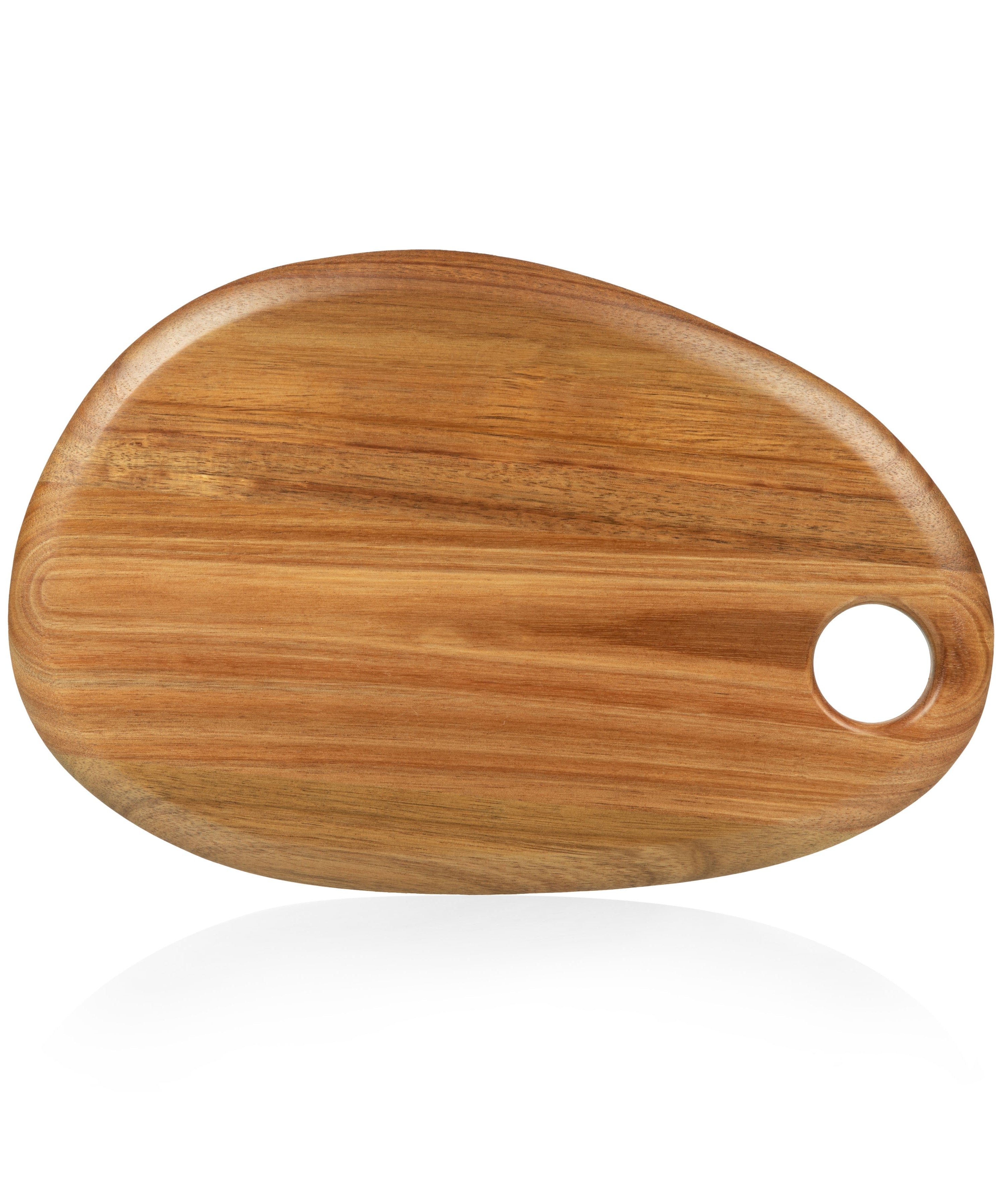 Pebble Shaped Acacia Serving Board 15" x 10"