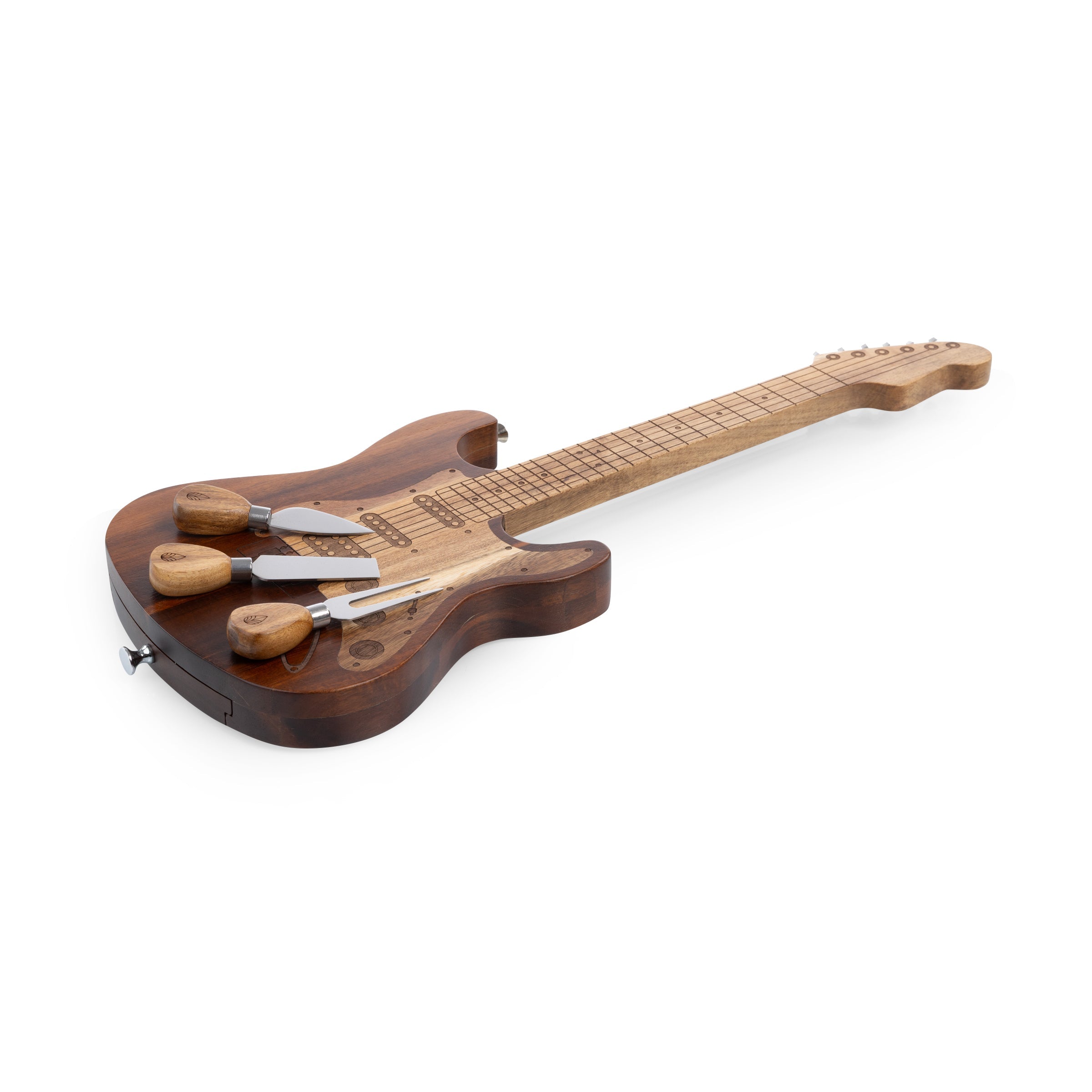 Guitar Legend Cheese Board & Tools Set