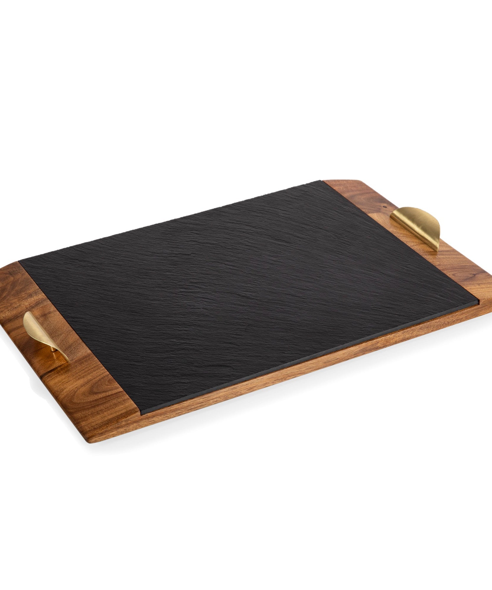 Covina Acacia and Slate Serving Tray