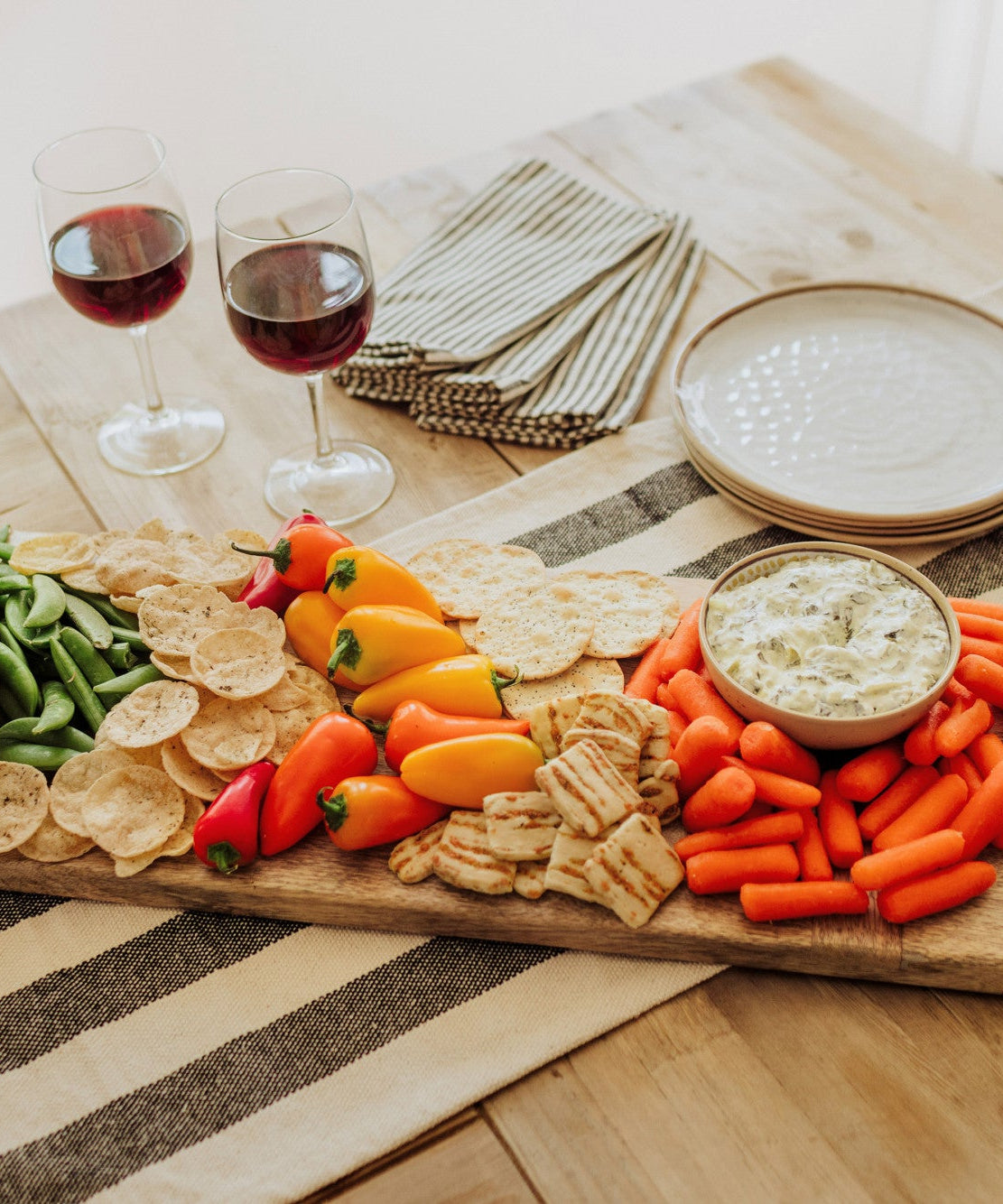 Ravi Rectangular Long Charcuterie Board
