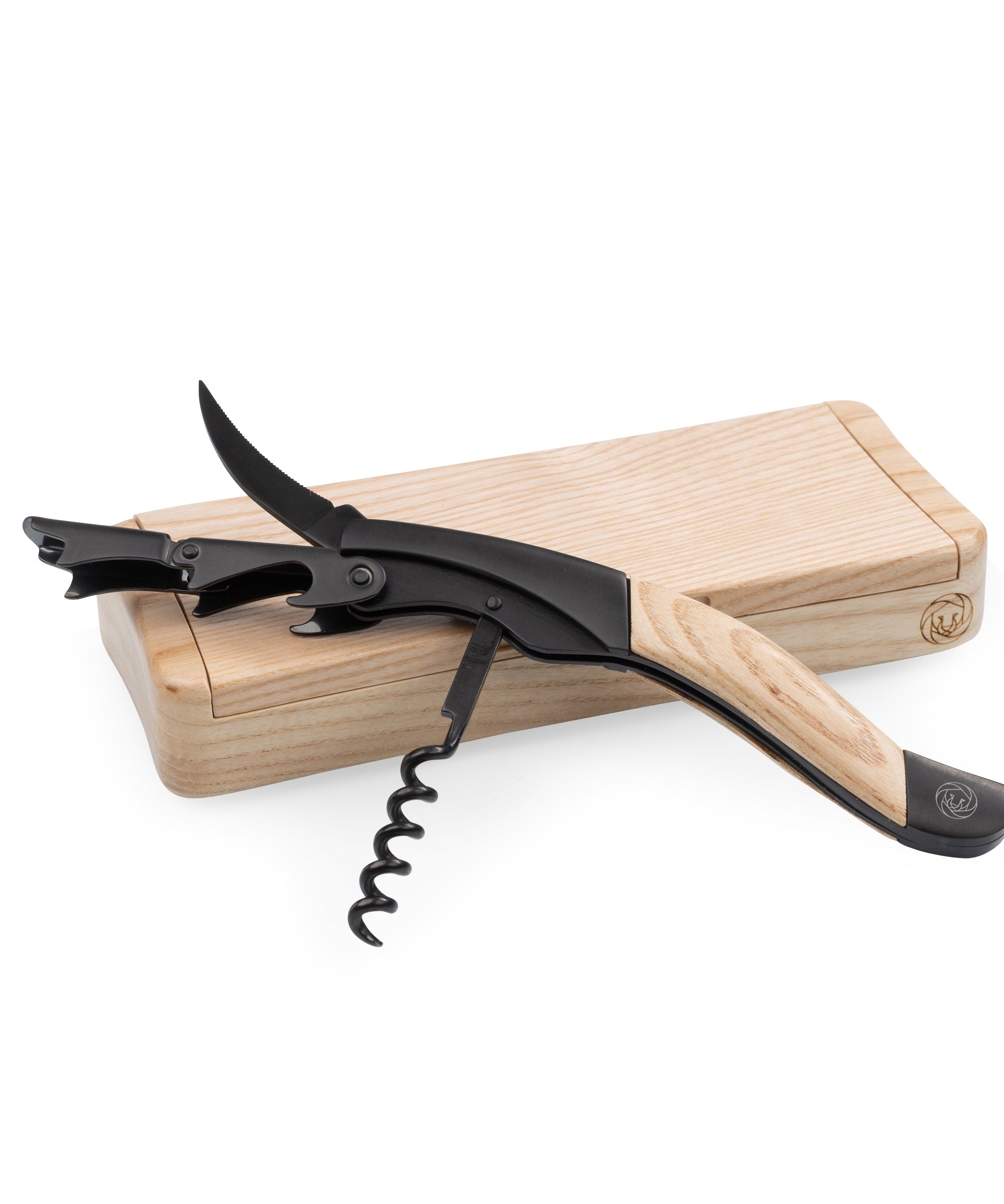 Barolo Waiter-style Corkscrew in Ashwood Box