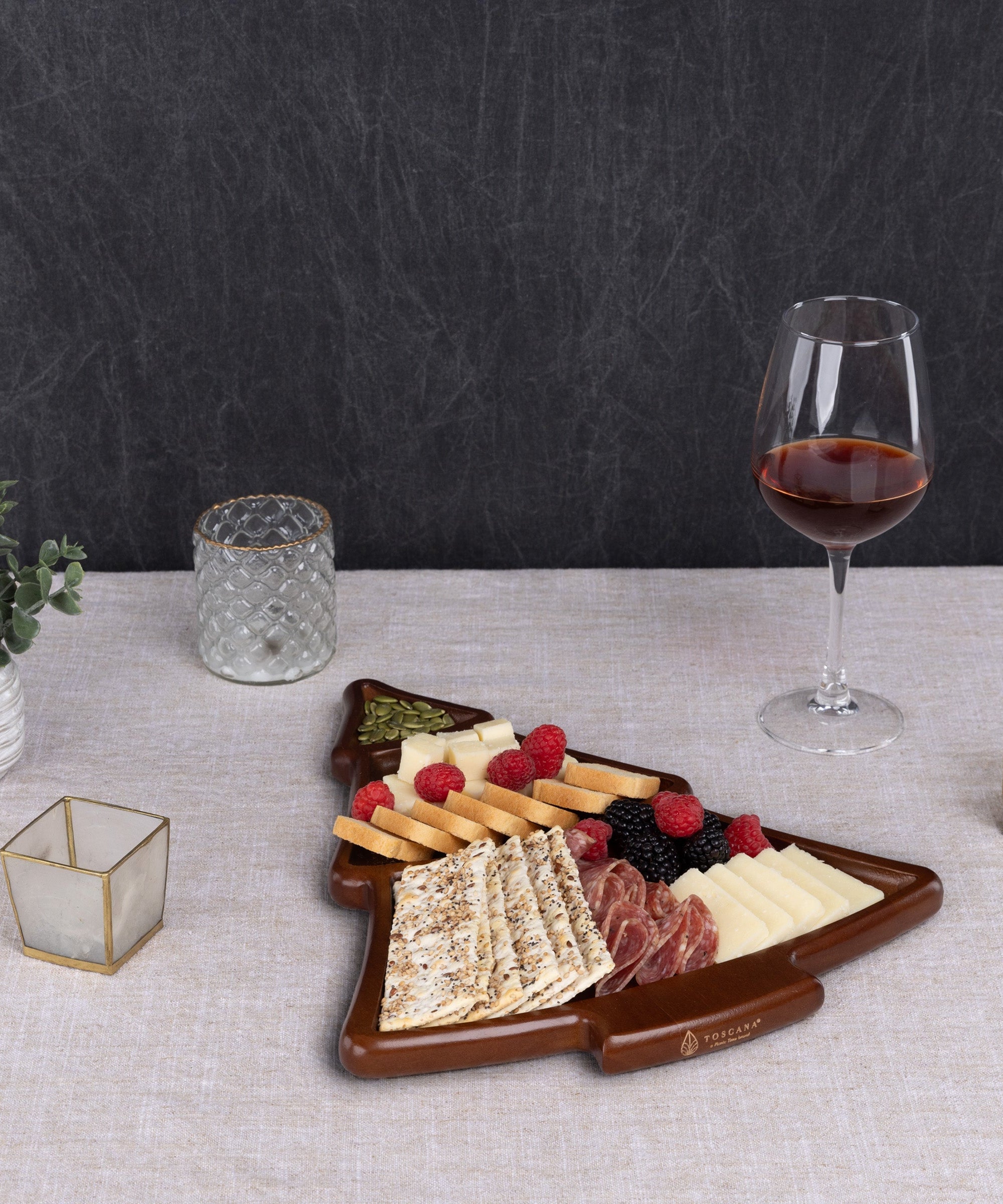 Christmas Tree Sectioned Serving Tray