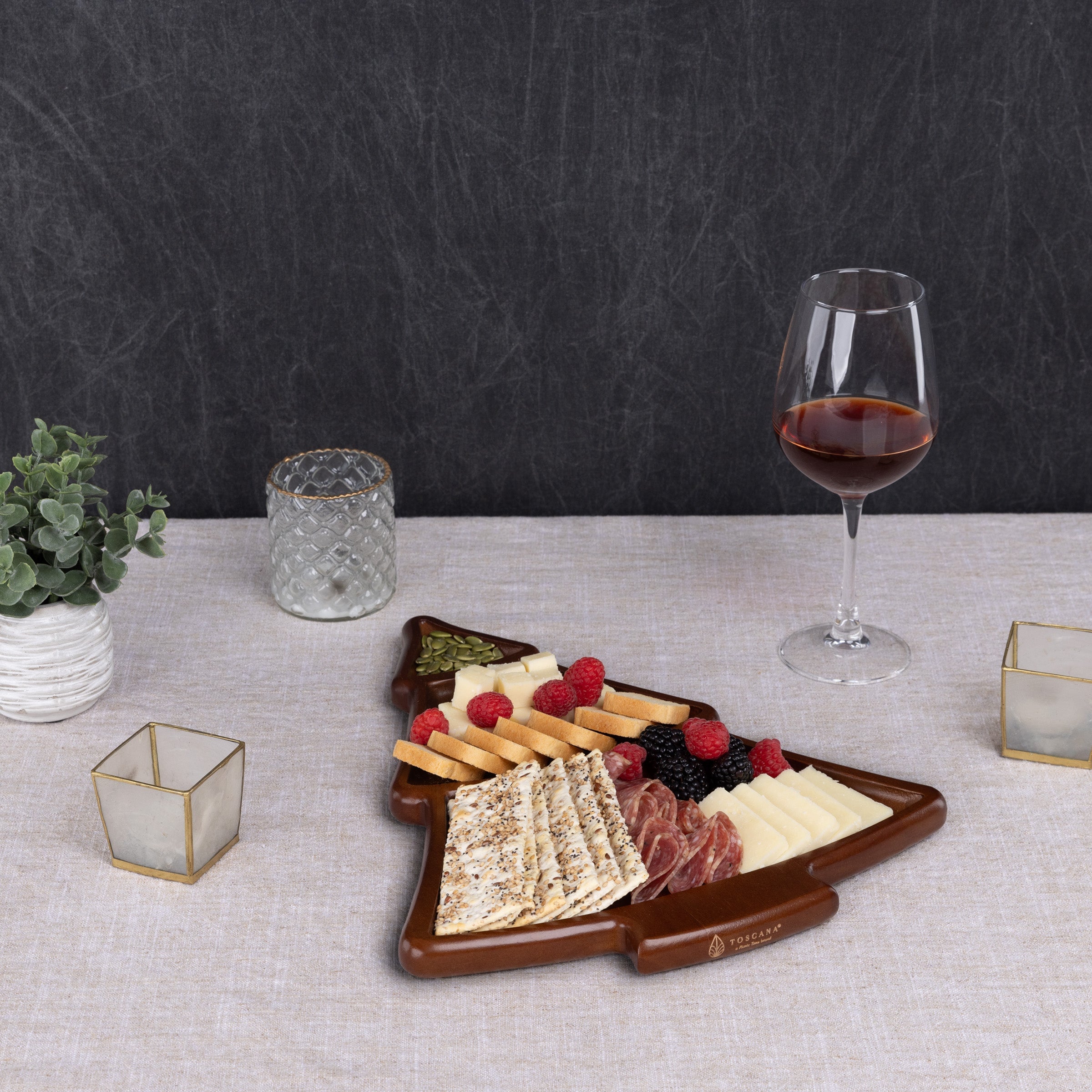 Christmas Tree Sectioned Serving Tray