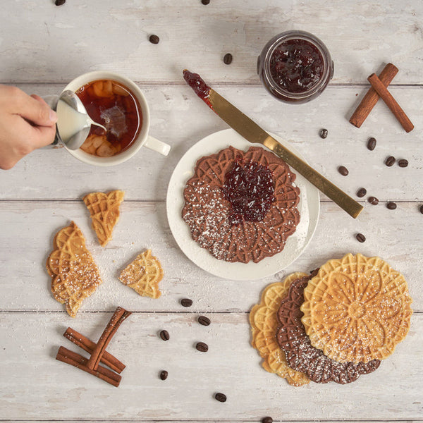Almond Pizzelles - Grazingbelles