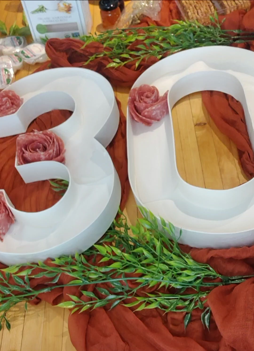 Number and Letter Charcuterie