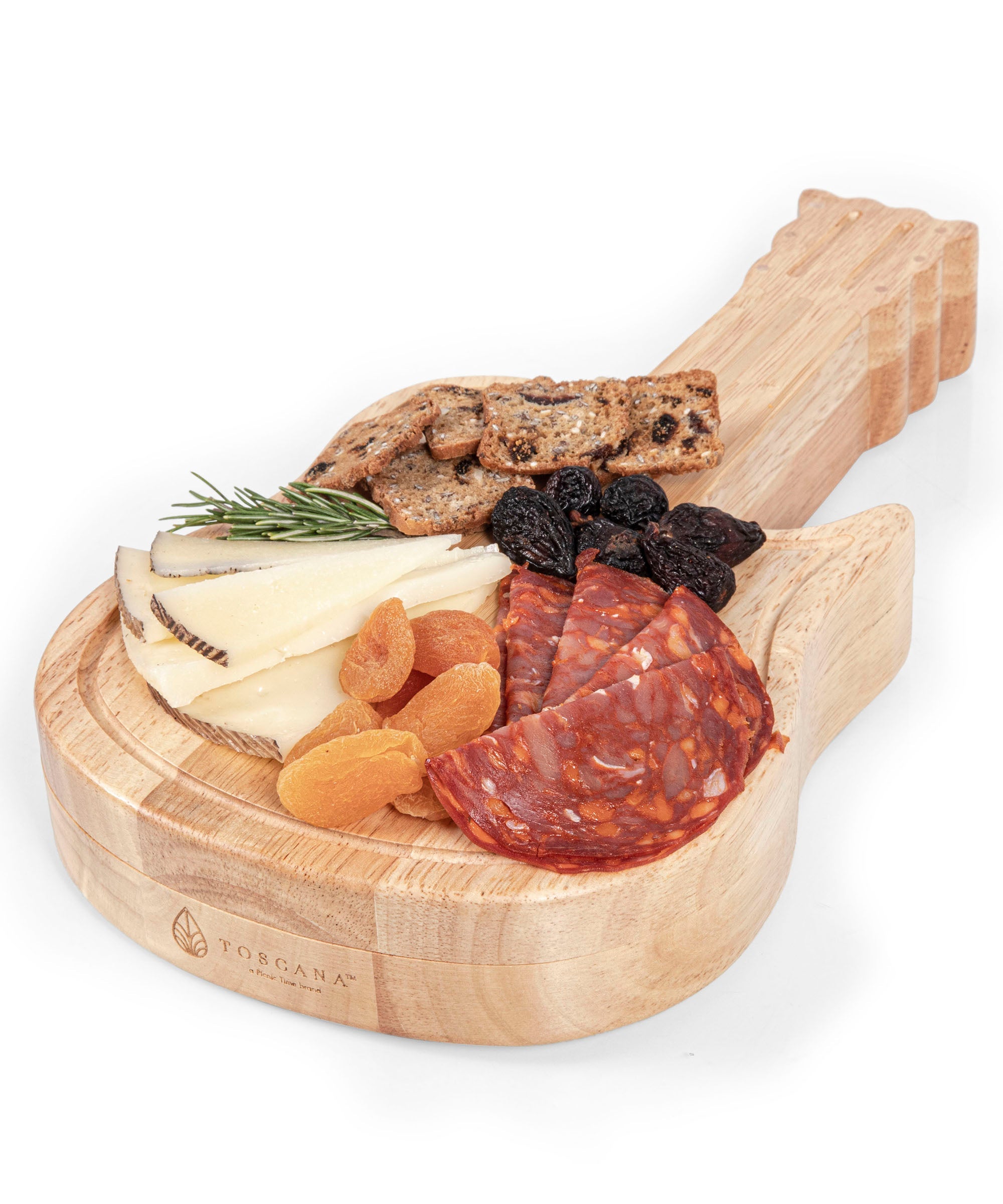 Guitar Cheese Cutting Board & Tools Set