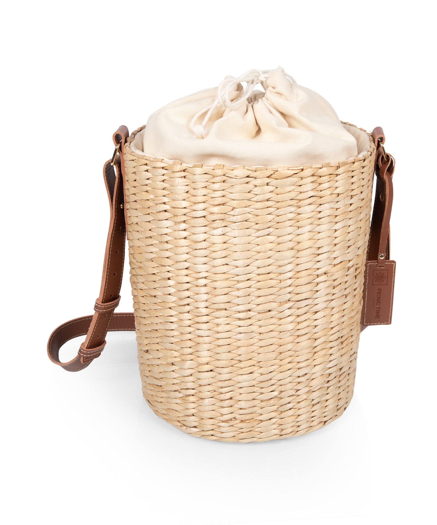 Palermo - Rush Insulated Bucket Tote with Leather Straps