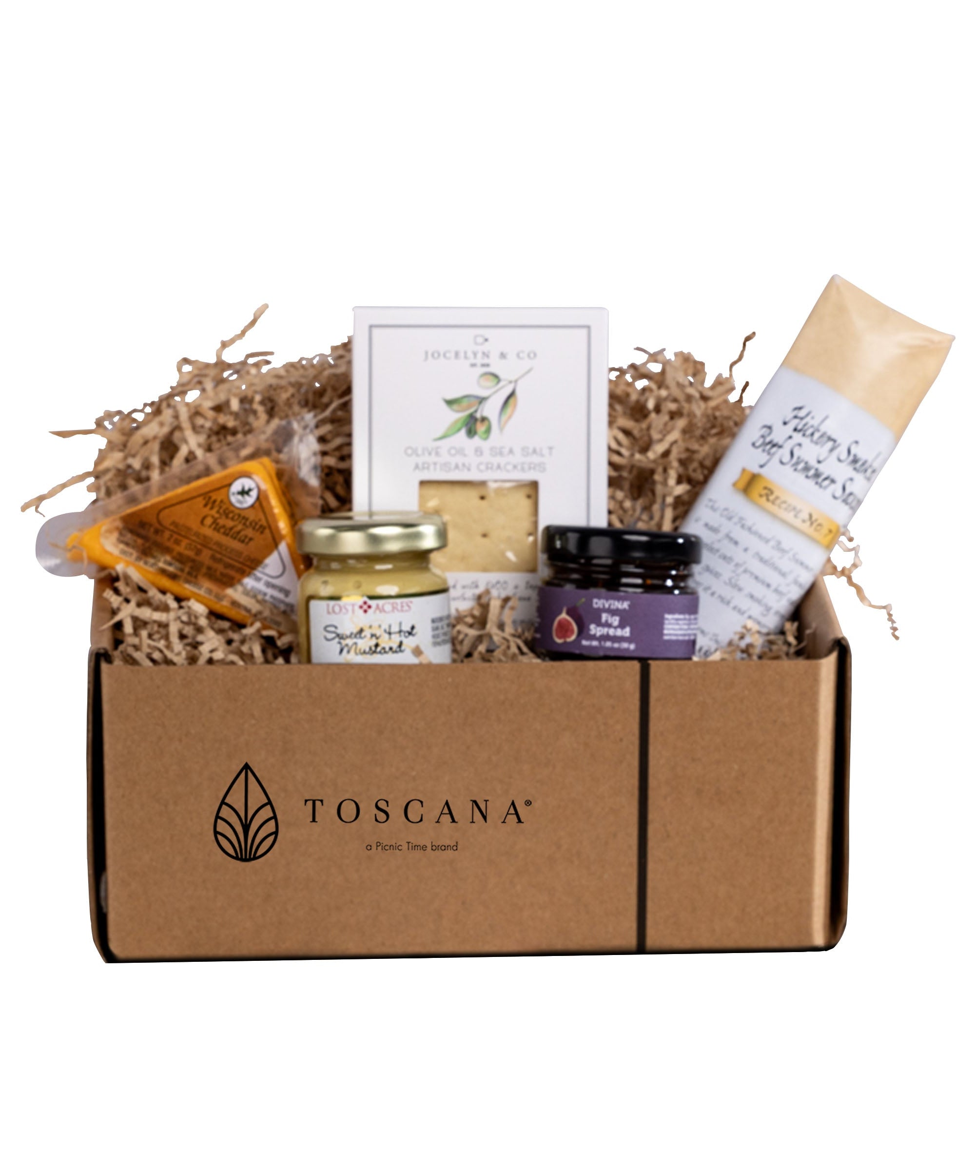 Brie Cheese Board with Gourmet Gift Pack