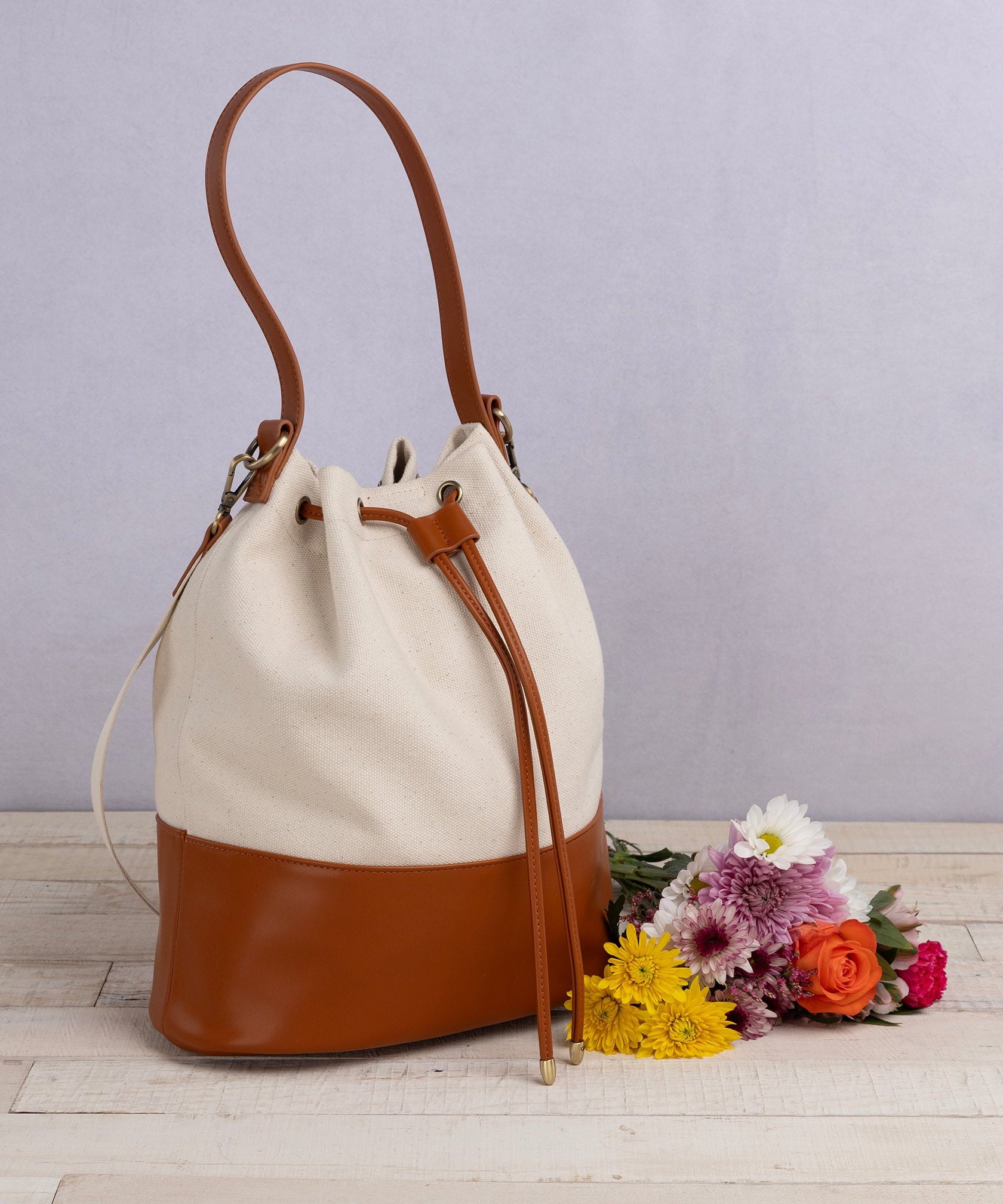 Sirolo Canvas & Leatherette Tote