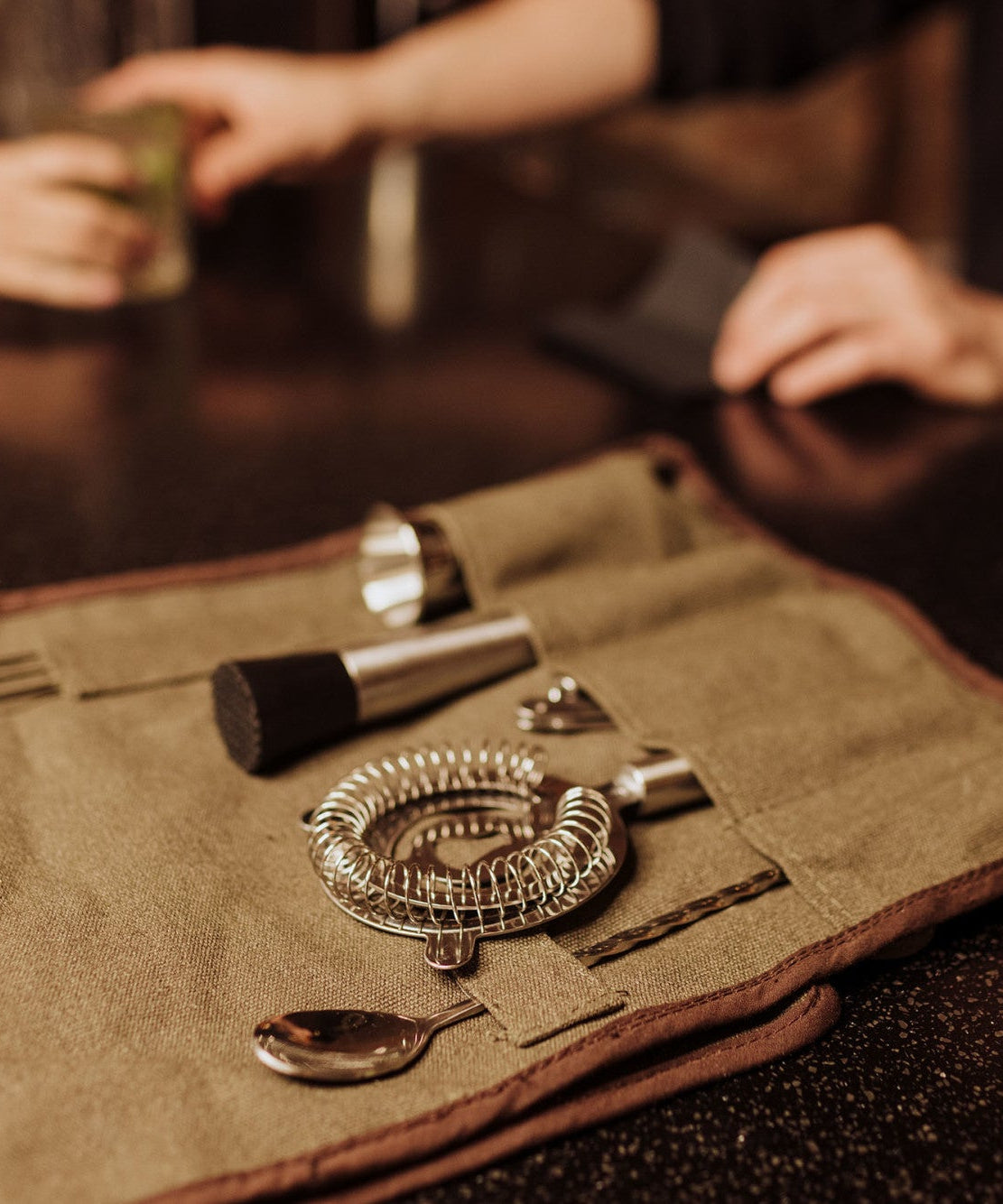 10-Piece Bar Tool Roll Up Kit