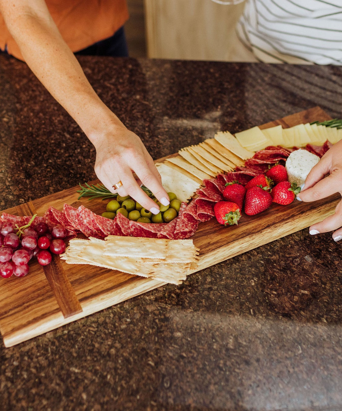 Madera Rectangular Long Charcuterie Board - 29" x 9"