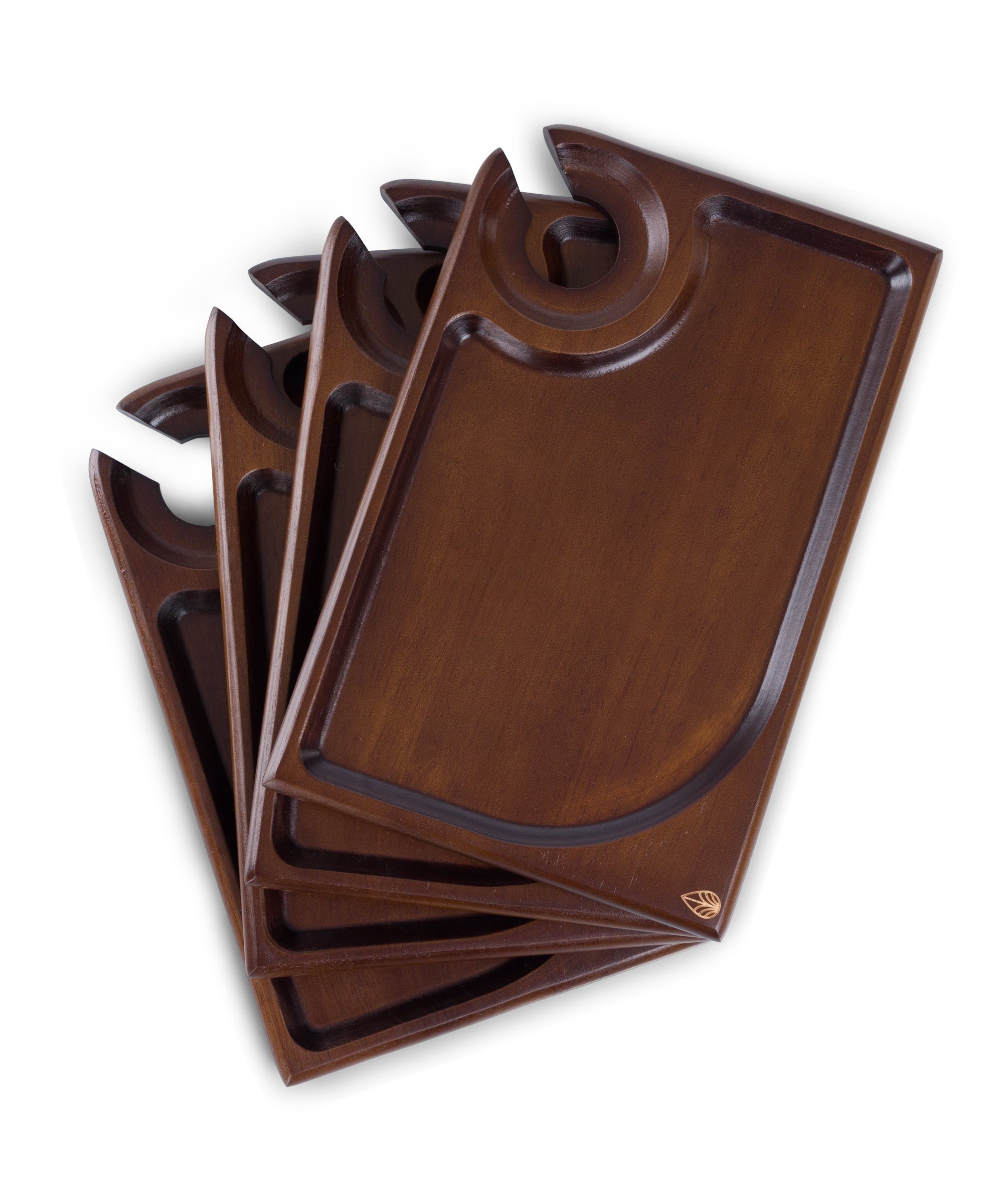Rectangle Wine Appetizer Plate Set of 4