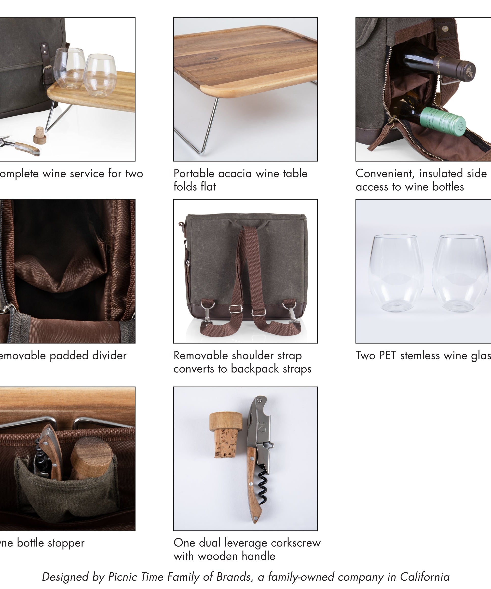 Adventure Wine Tote
