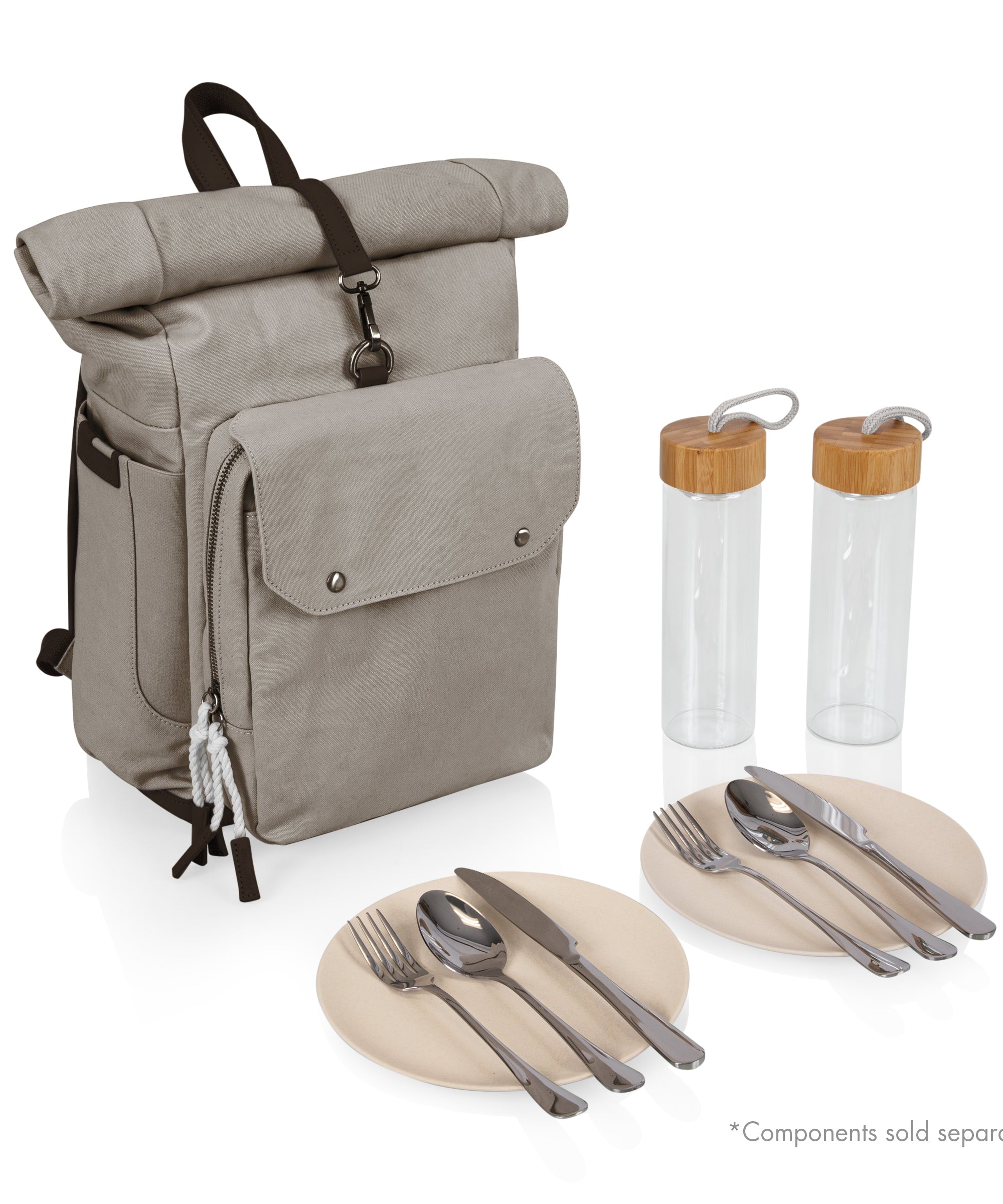 Carmel Roll Top Picnic Backpack Cooler
